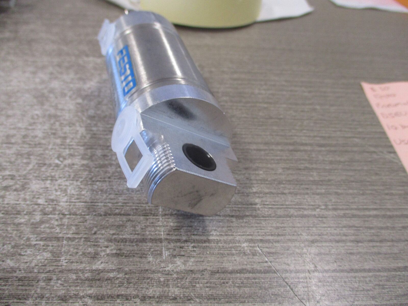 Festo Pneumatic Air Cylinder DSEU-40-25-P-A-SA 10 Bar Max Used