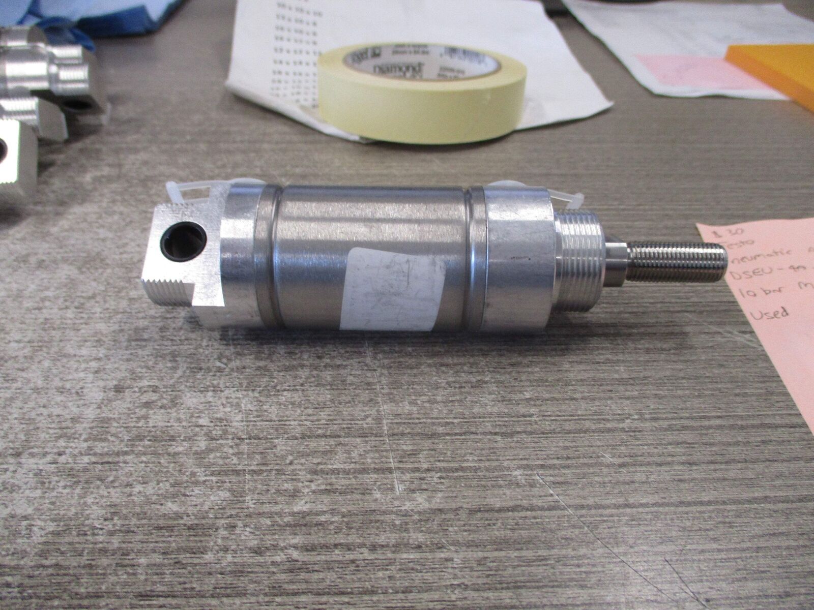 Festo Pneumatic Air Cylinder DSEU-40-25-P-A-SA 10 Bar Max Used