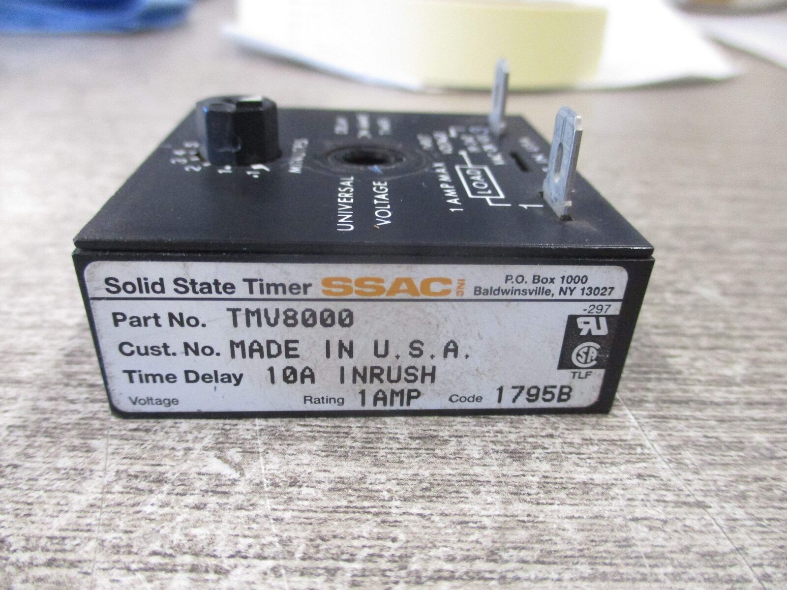 SSAC Solid State Timer TMV8000 Used