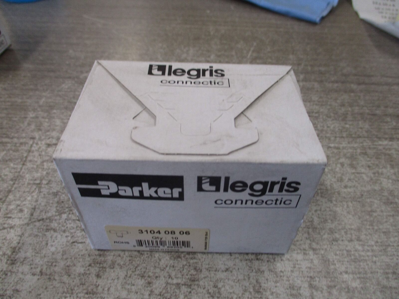 Parker Legris Push-to-Connect Union 3104 08 06 * Box of 10 * New Surplus