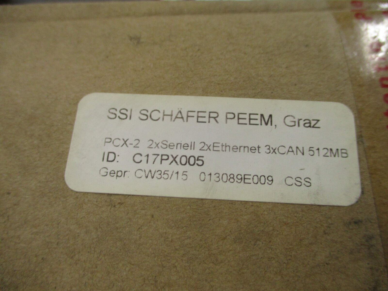 SSI Schafer Industrial Controller PCX-2-R10 9-36VDC 50W New Surplus