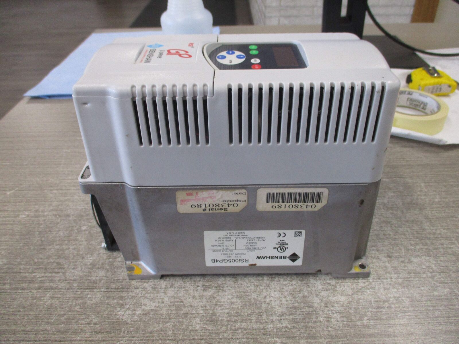 Benshaw AC Drive RSi005GP4B 5HP 3Ph Input: 380-460V / 3PH / 50/60Hz / 12.8/8.8A