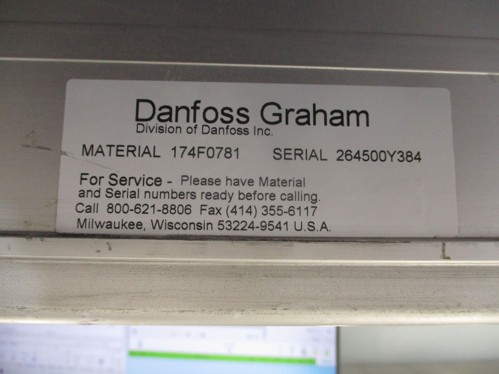 Danfoss VLT 6016 AC Drive 175Z7365 15HP Input: 3x 380-460V 50/60Hz 24.0A Output: