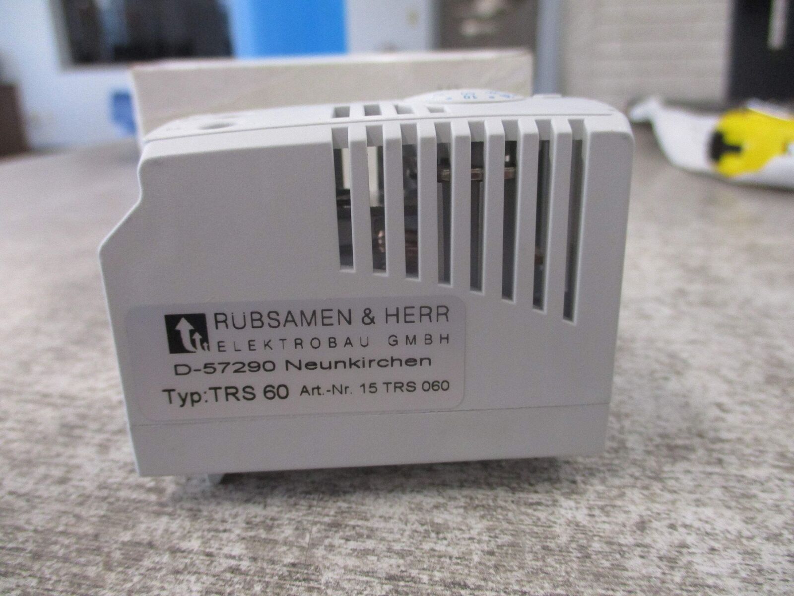 Rubsamen & Herr TRS 60 Thermostat RTBSS-111.250/01 Temp: 0-60°C New Surplus