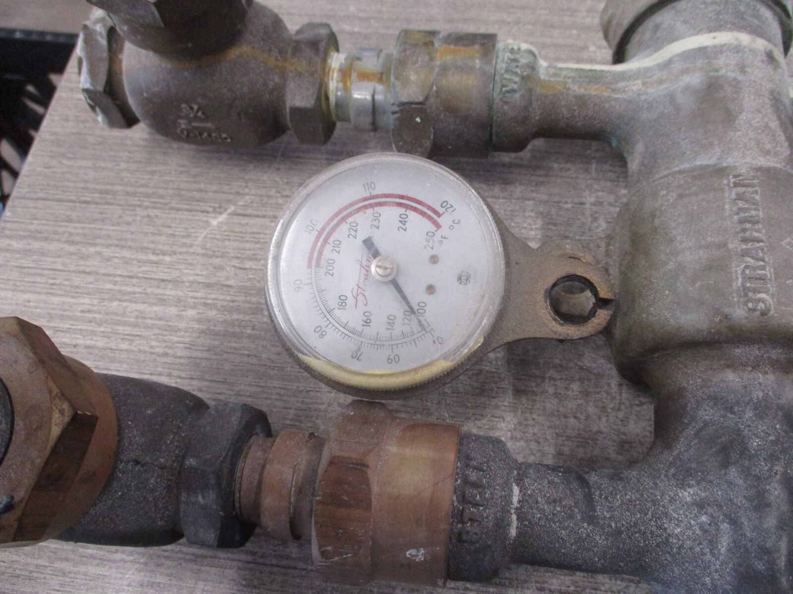 Strahman Steam & Cold Water Mixing Unit M-5000 150PSI *Missing Valve Mounting Bo