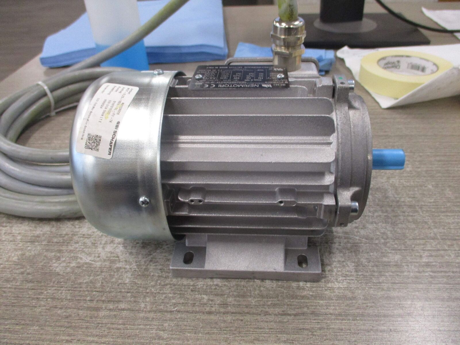 NERIMOTORI Motor T63C4 280/480V 60Hz 0.4HP 0.3kW 1800 RPM 1.4/0.8A Used