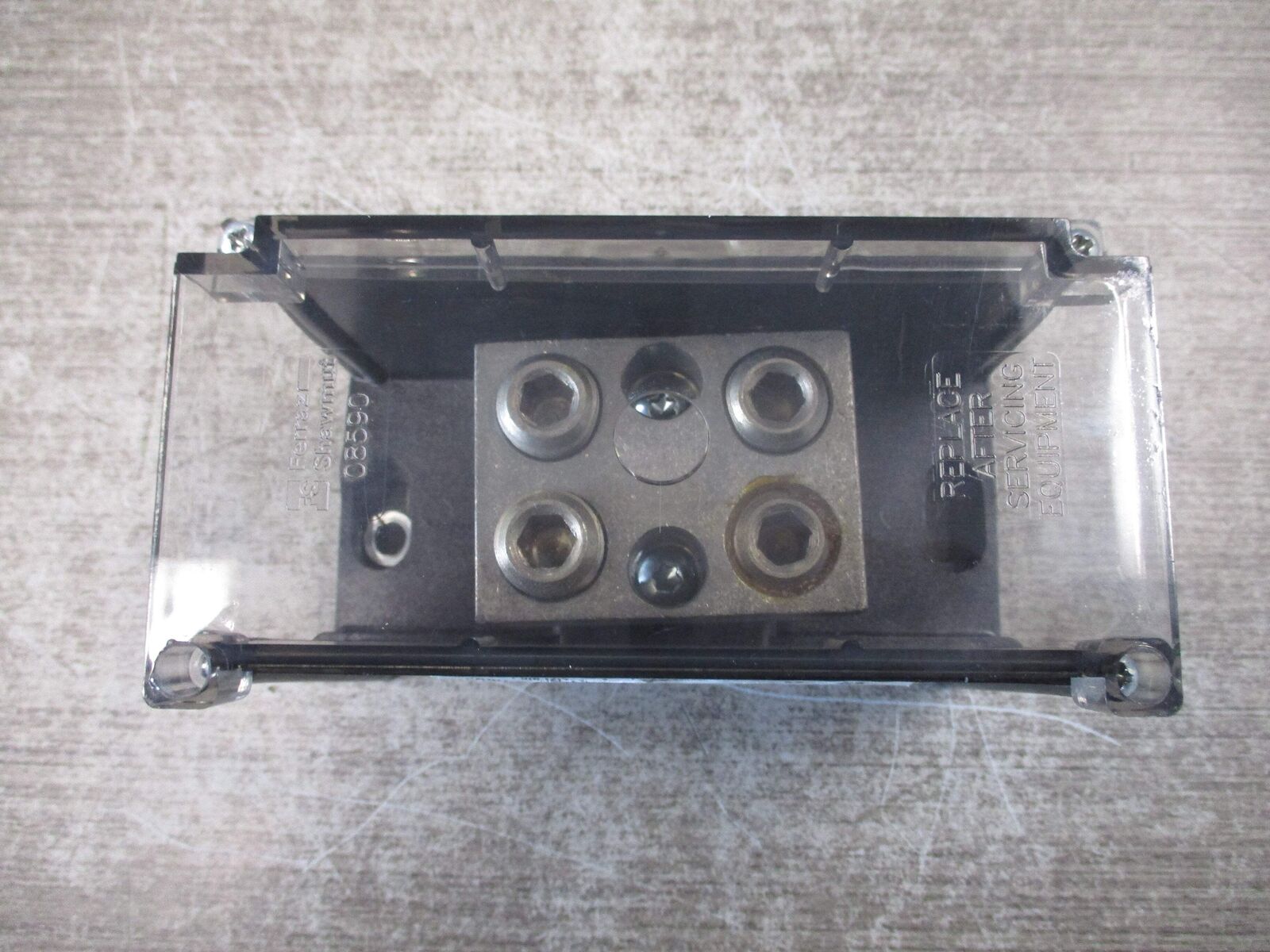 Ferraz Shawmut Power Distribution Block 69121 620A 600V 1P Line: 350- #6 Load: 3