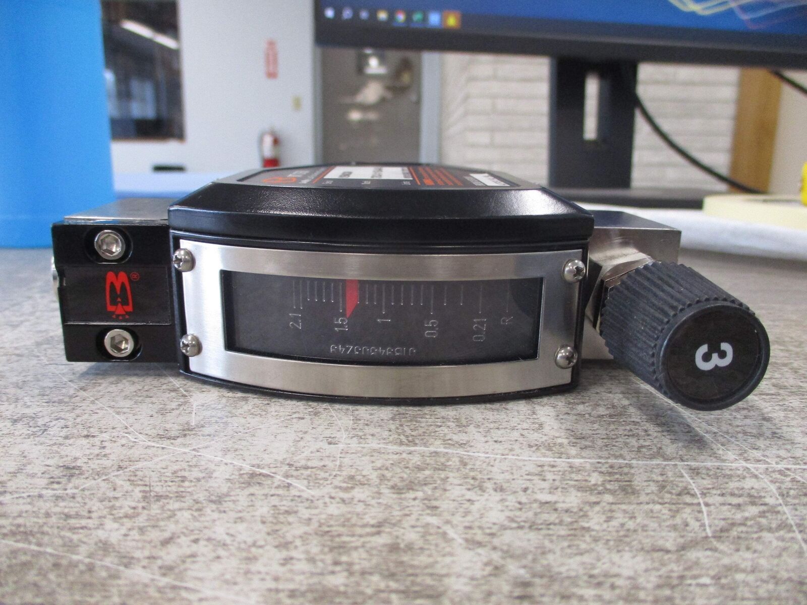 Brooks MT 3750 Ar-Mite Low Flow Armored Flowmeter 3750CA1A11KEAAAAA0 1000PSIG Us