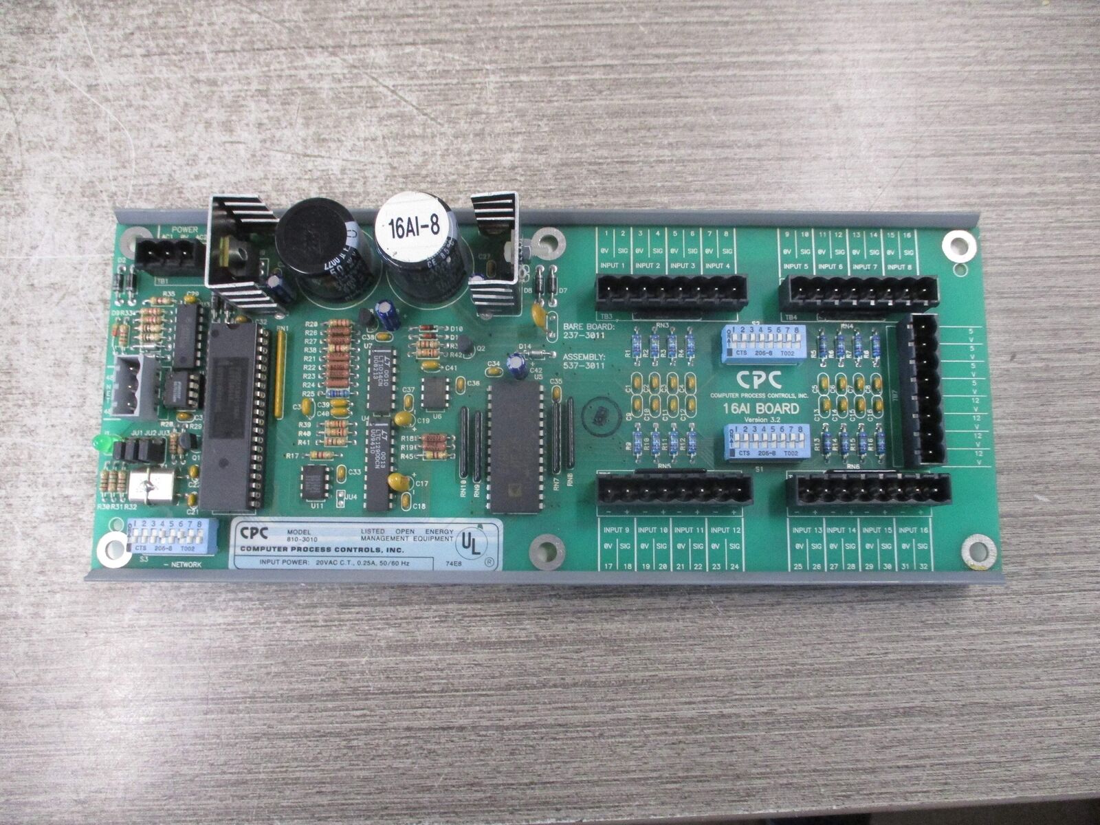 CPC 16AI Board 810-3010 Ver. 3.2 Used