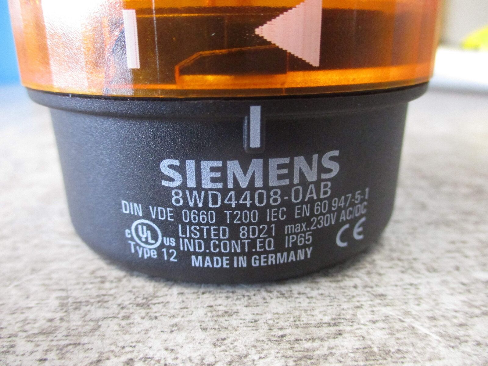 Siemens Light Stack 8WD4408-0AB Amber 230V Used