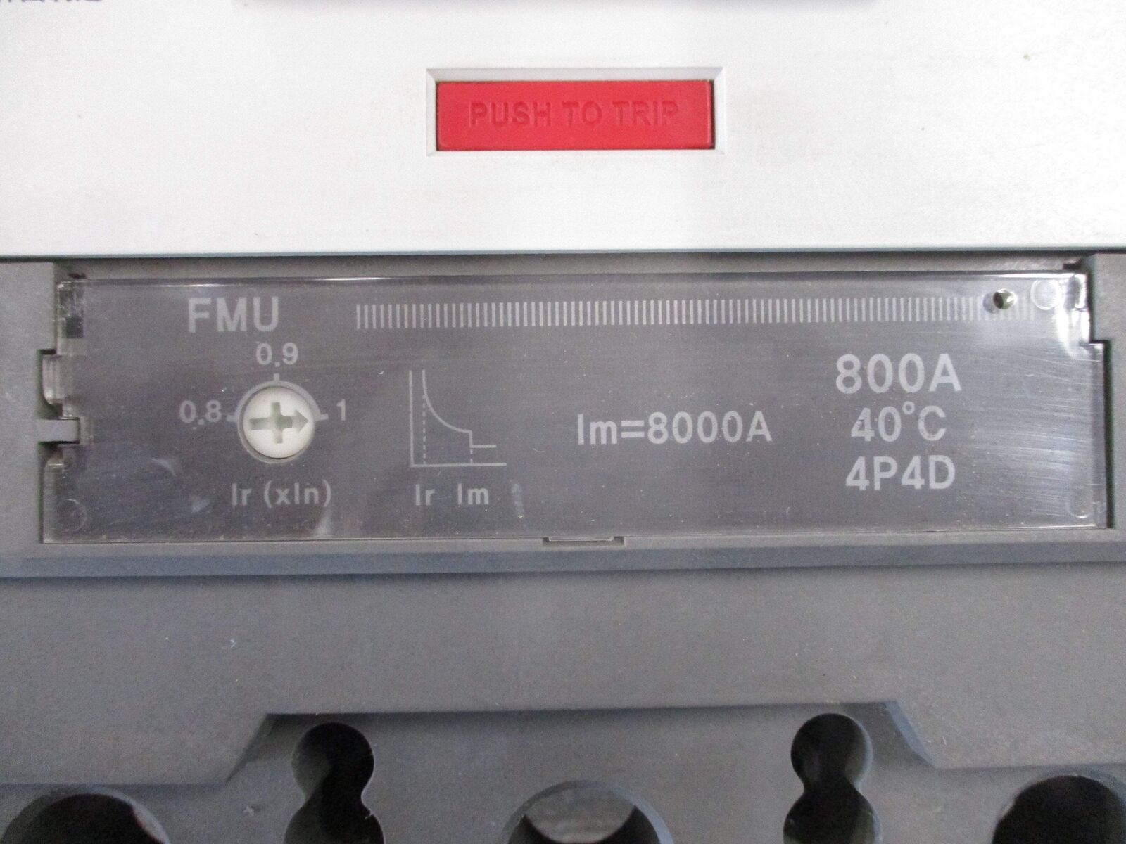 LS Actuated Circuit Breaker TS 800N 800A 480V Used