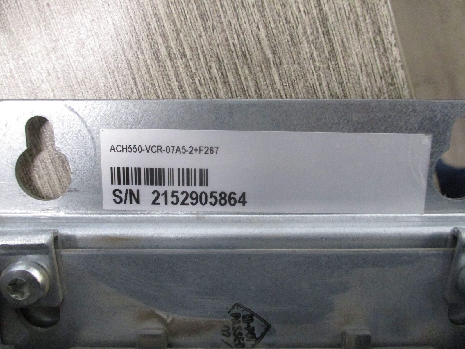 ABB ACH550 AC Drive W/Bypass ACH550-VCR-07A5-2+F267 2HP 3Ph Input: 3PH 48-63Hz 2