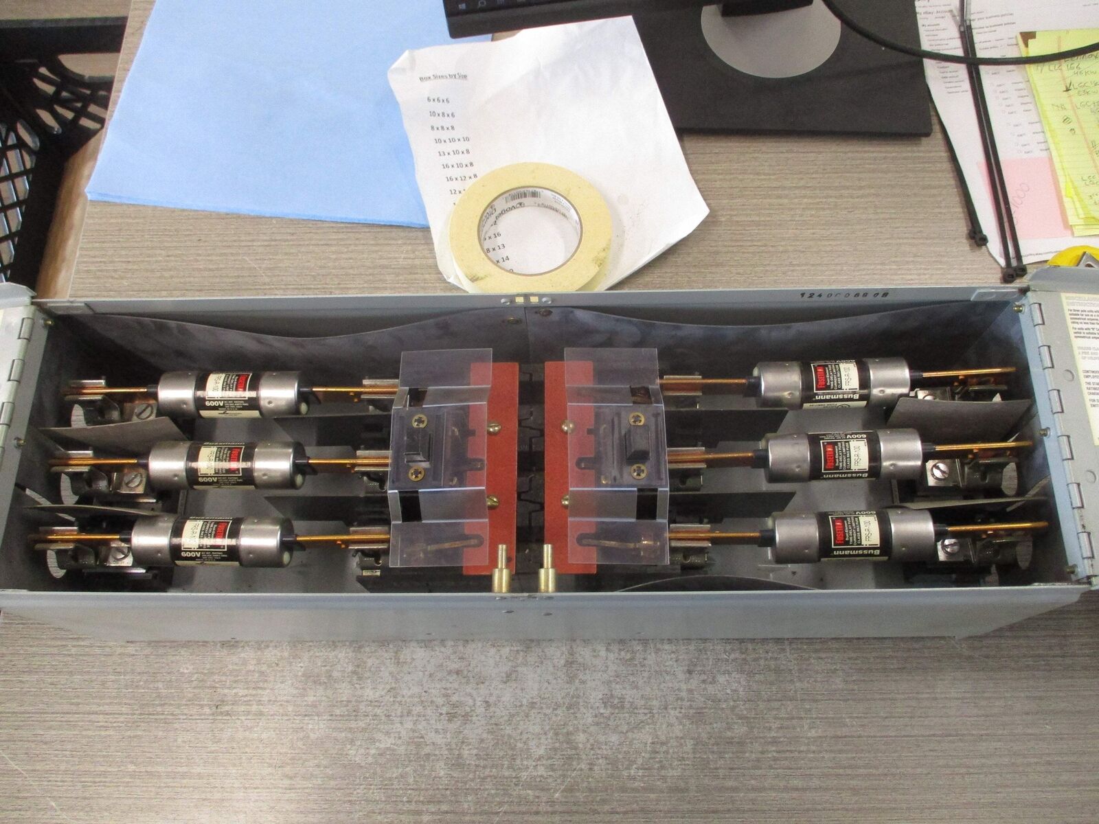 Cutler-Hammer Type M50 Dual Panelboard Switch FDPWT 3633R 100A 600V Used