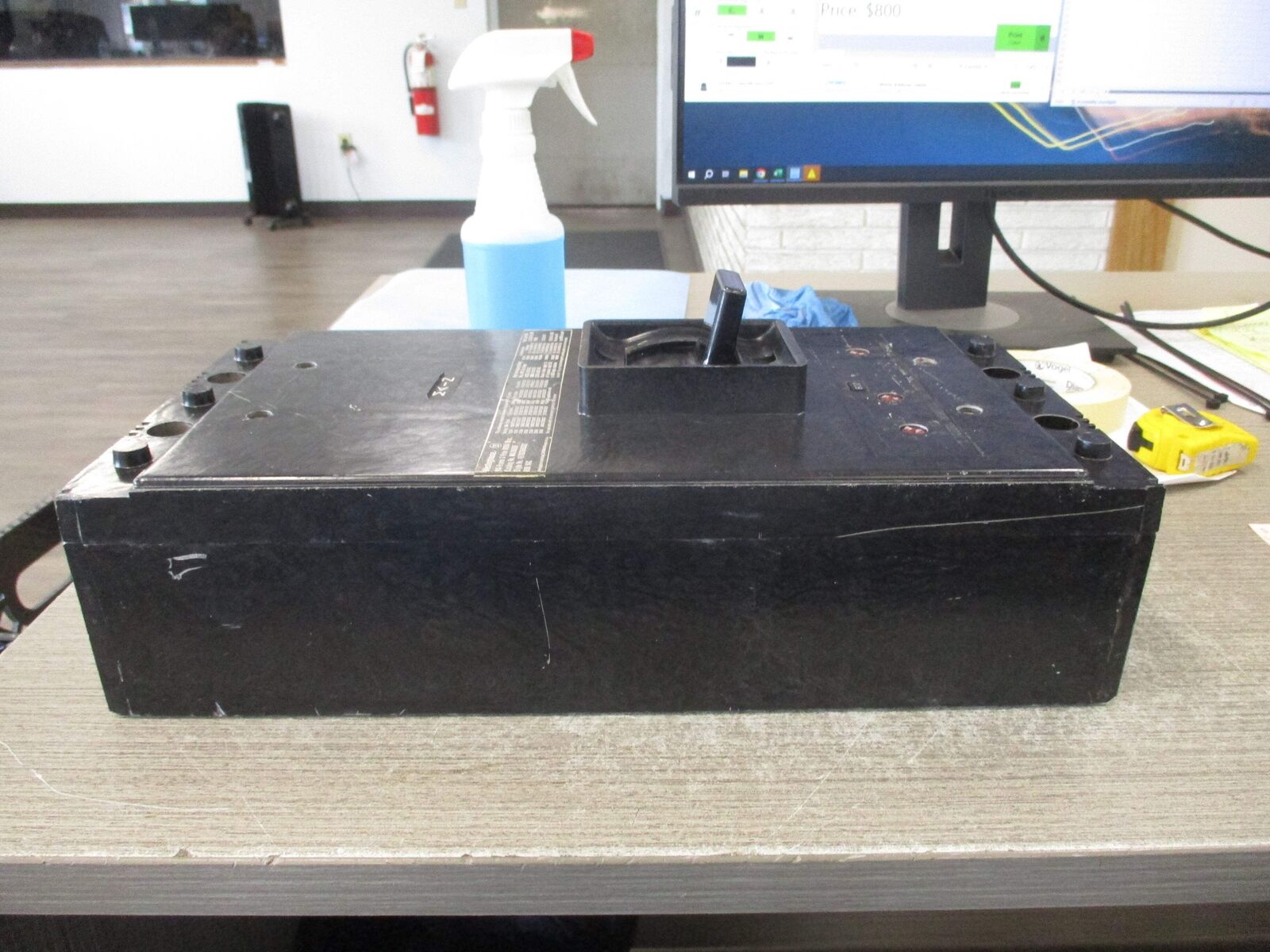 Westinghouse Circuit Breaker MA3800F 600A Trip 600V 3P Used
