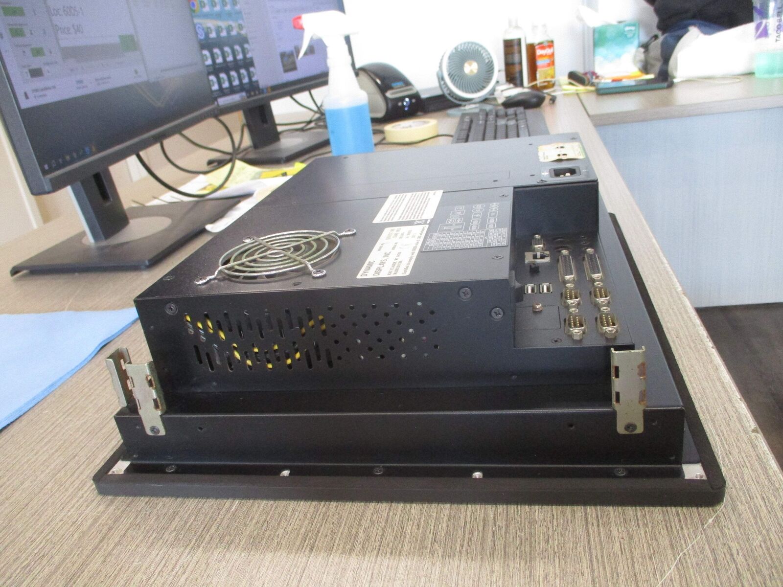 Dynamic Displays,Inc. Industrial Panel PC QES1517-505 Rev. 2 17" 100-240V 3A 50/