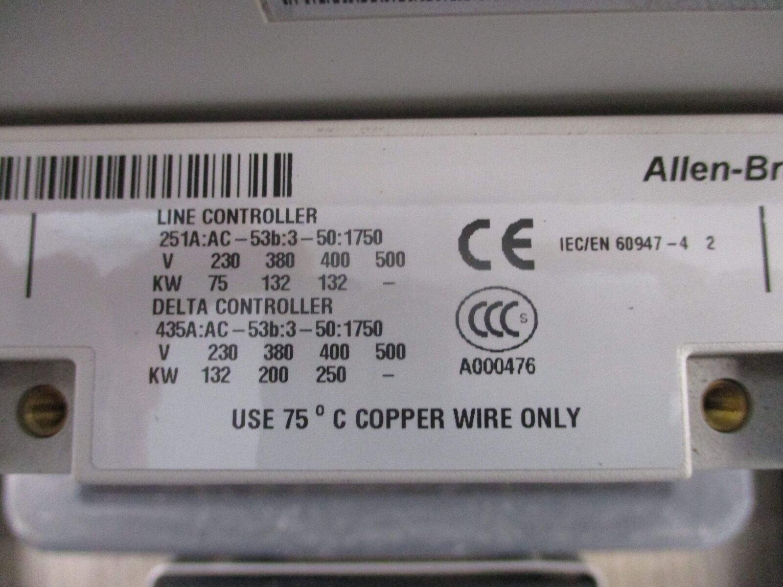 Allen-Bradley SMC-Flex Soft Start 150-F251NBD Ser. B 200HP 200-480V 3Ph Used