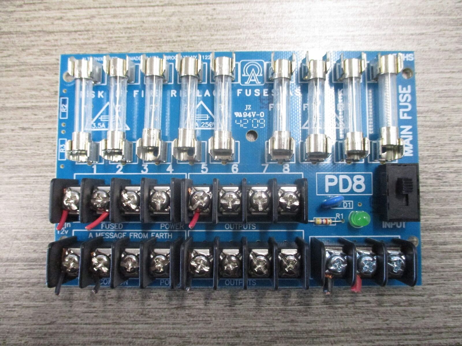 Altronix Power Distribution Module PD8 8-Output Used