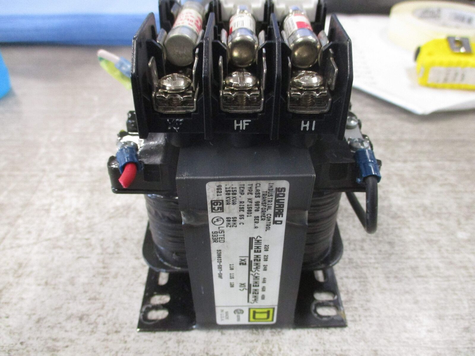 Square D Control Transformer 9070 KF150D1 0.150kVA Pri: 240/480V Sec: 120V Used