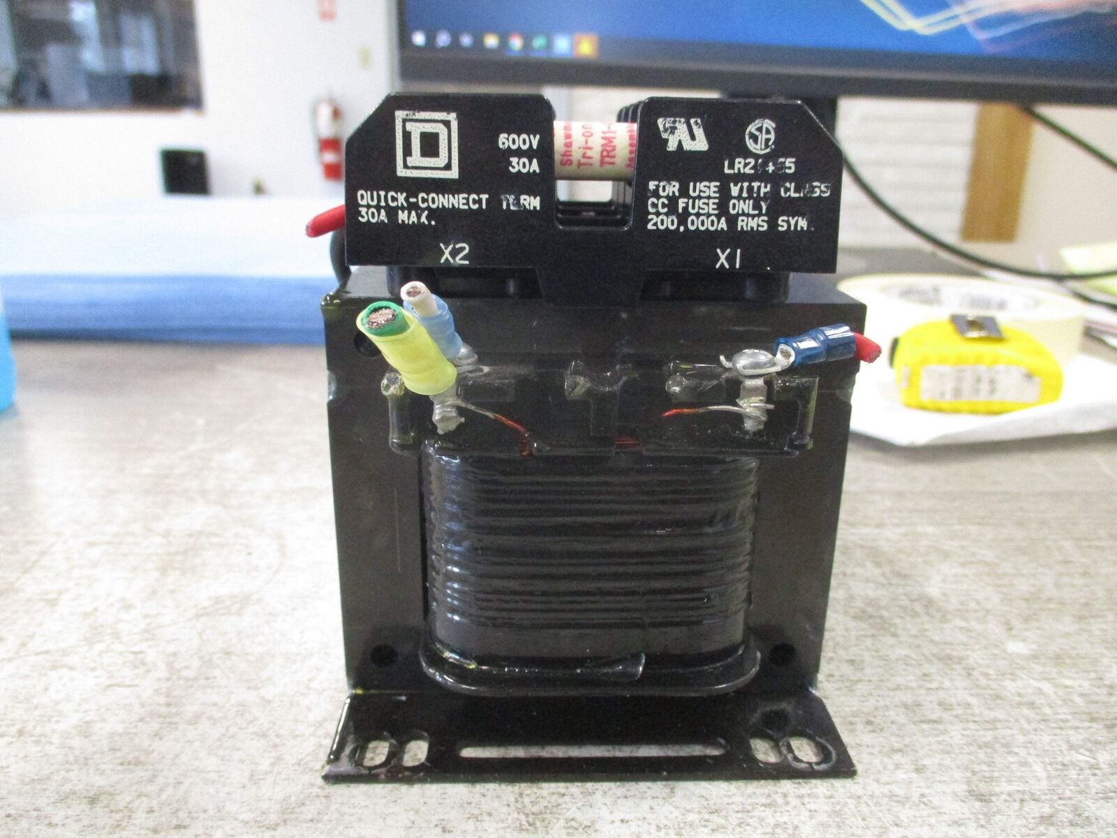 Square D Control Transformer 9070 KF150D1 0.150kVA Pri: 240/480V Sec: 120V Used