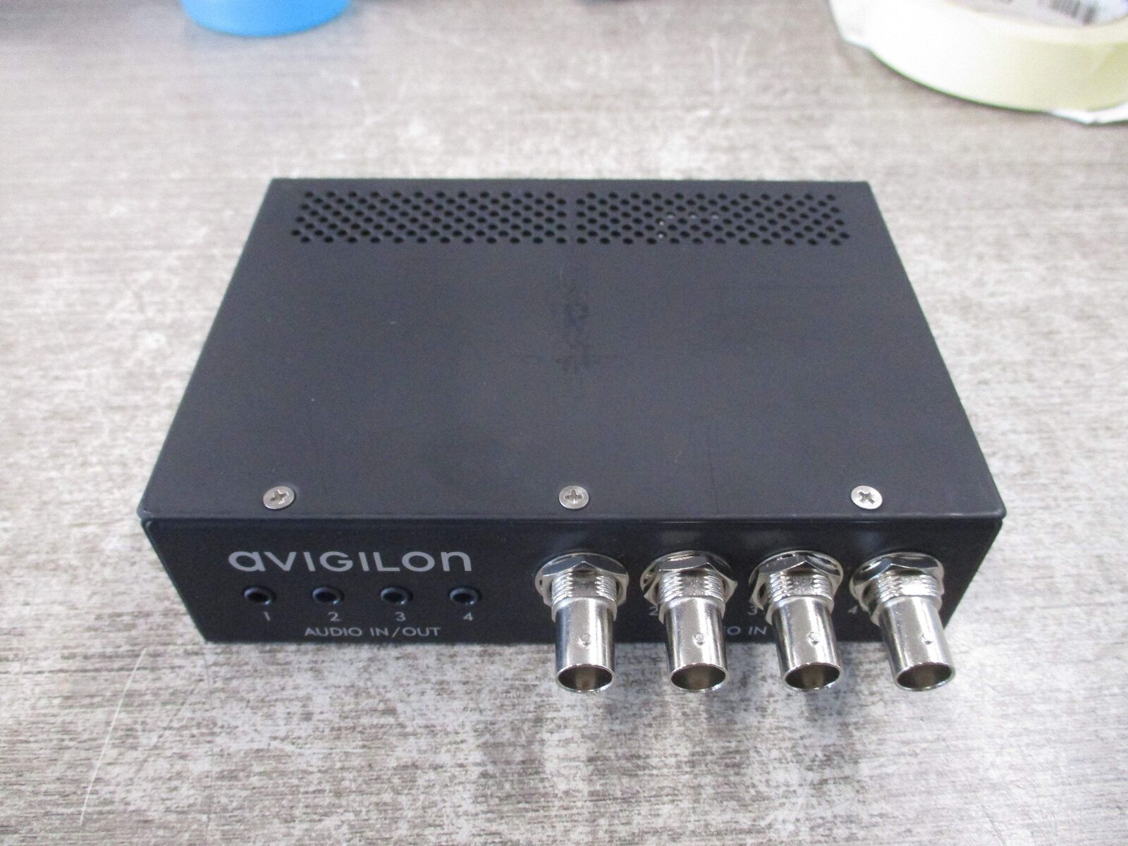 Avigilon Analog Video Encoder ENC-4P-H264 12VDC 24VAC 4-Port Used