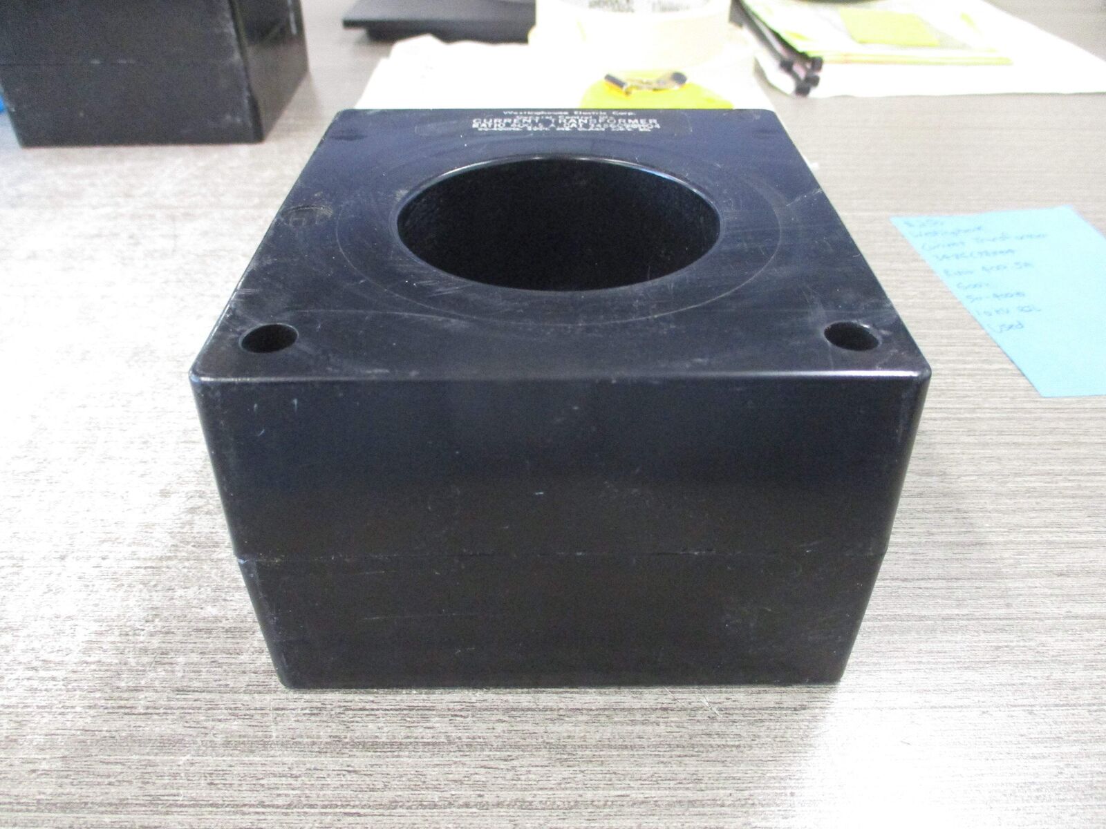 Westinghouse Current Transformer 3486C98H04 Ratio 400:5A 600V 50-400Hz 10kV BIL