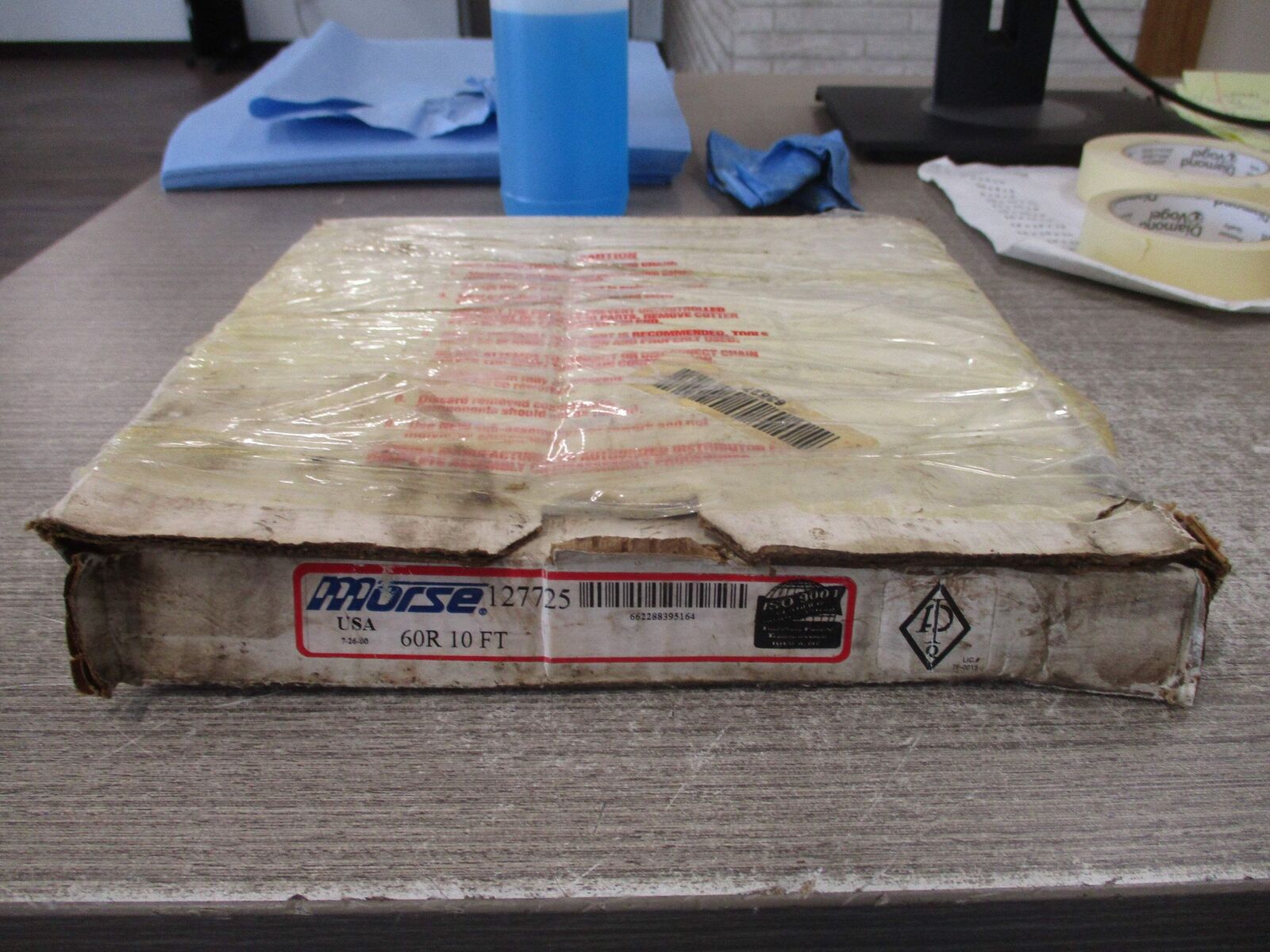 Morse Roller Chain 127725 60R Length: 10FT New Surplus