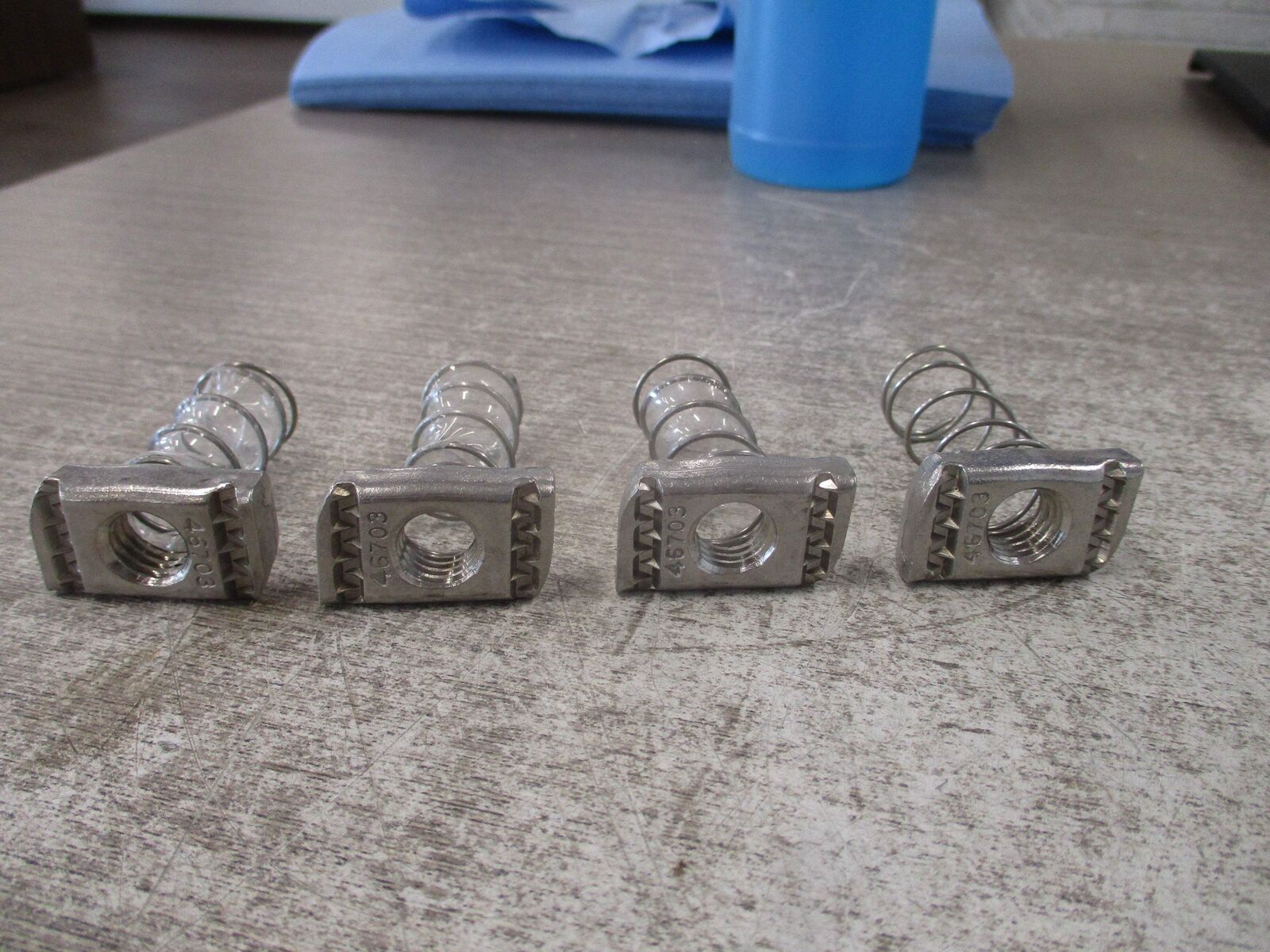 Fastenal Stainless Steel Channel Nut 46703 Diameter: 1/2" *Lot of 4* *No Box* Ne