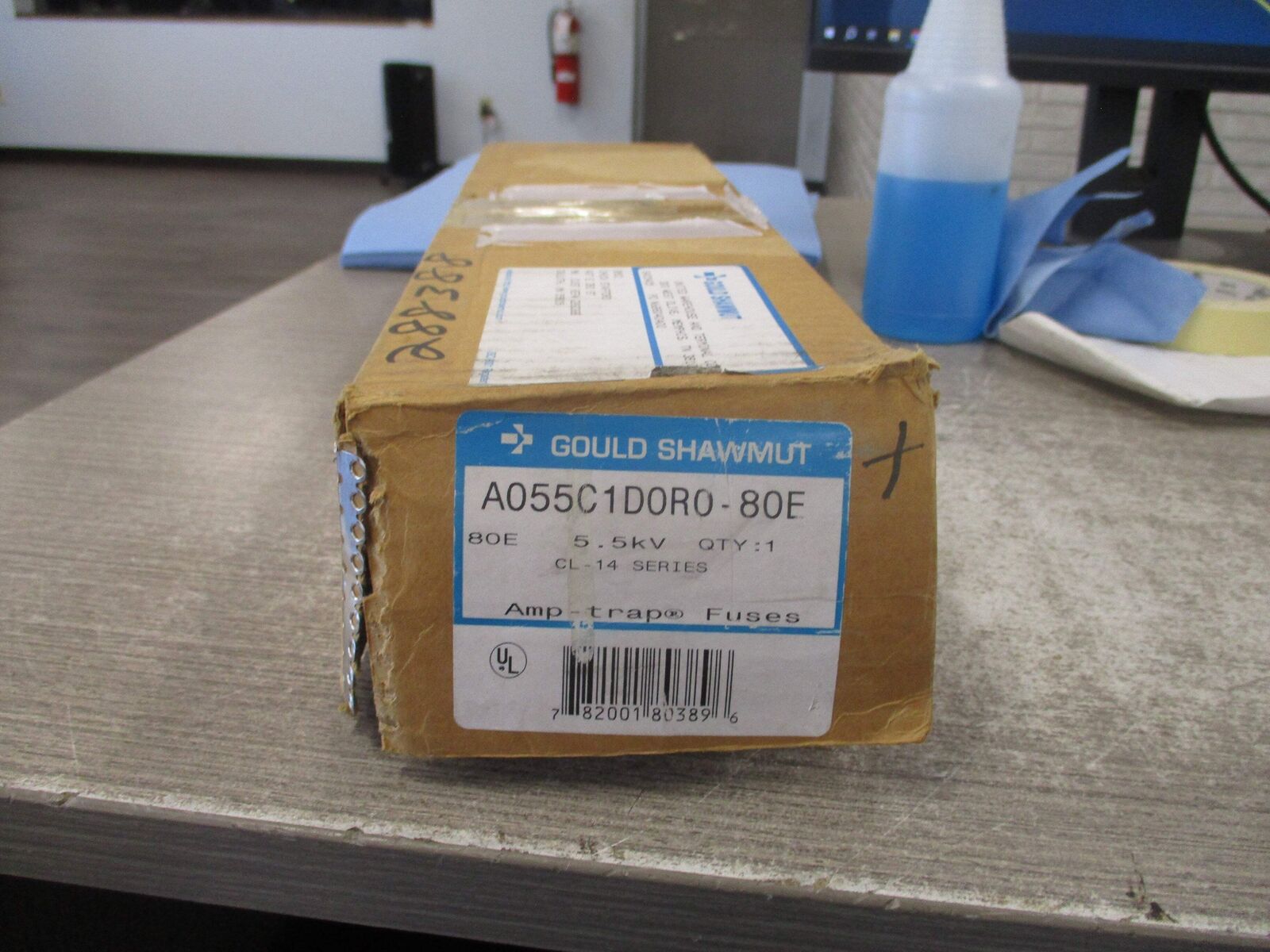 Gould Shawmut CL-14 Amp-Trap Fuse A055C1D0R0-80E 5.5kV 80E New Surplus