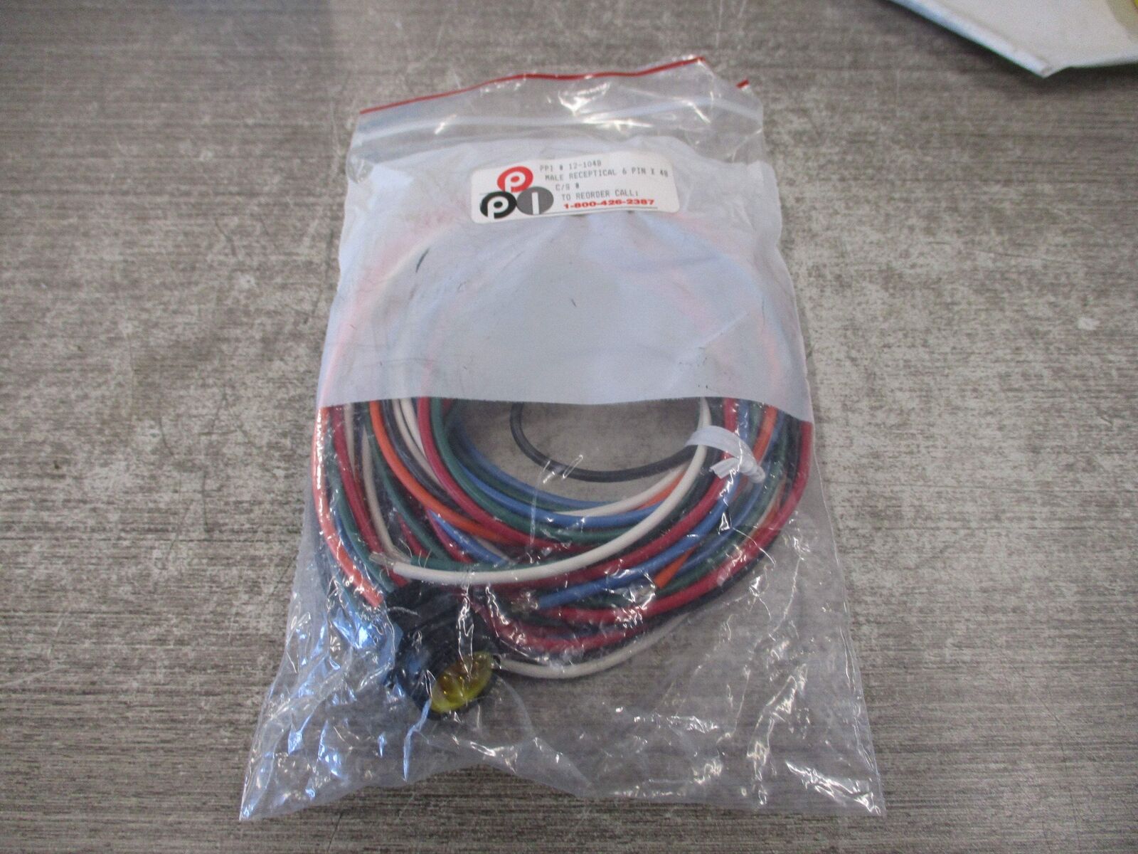PPI Male Receptacle 12-104B 6-Pin X 48 *No Box* *Lot Of 2* New surplus