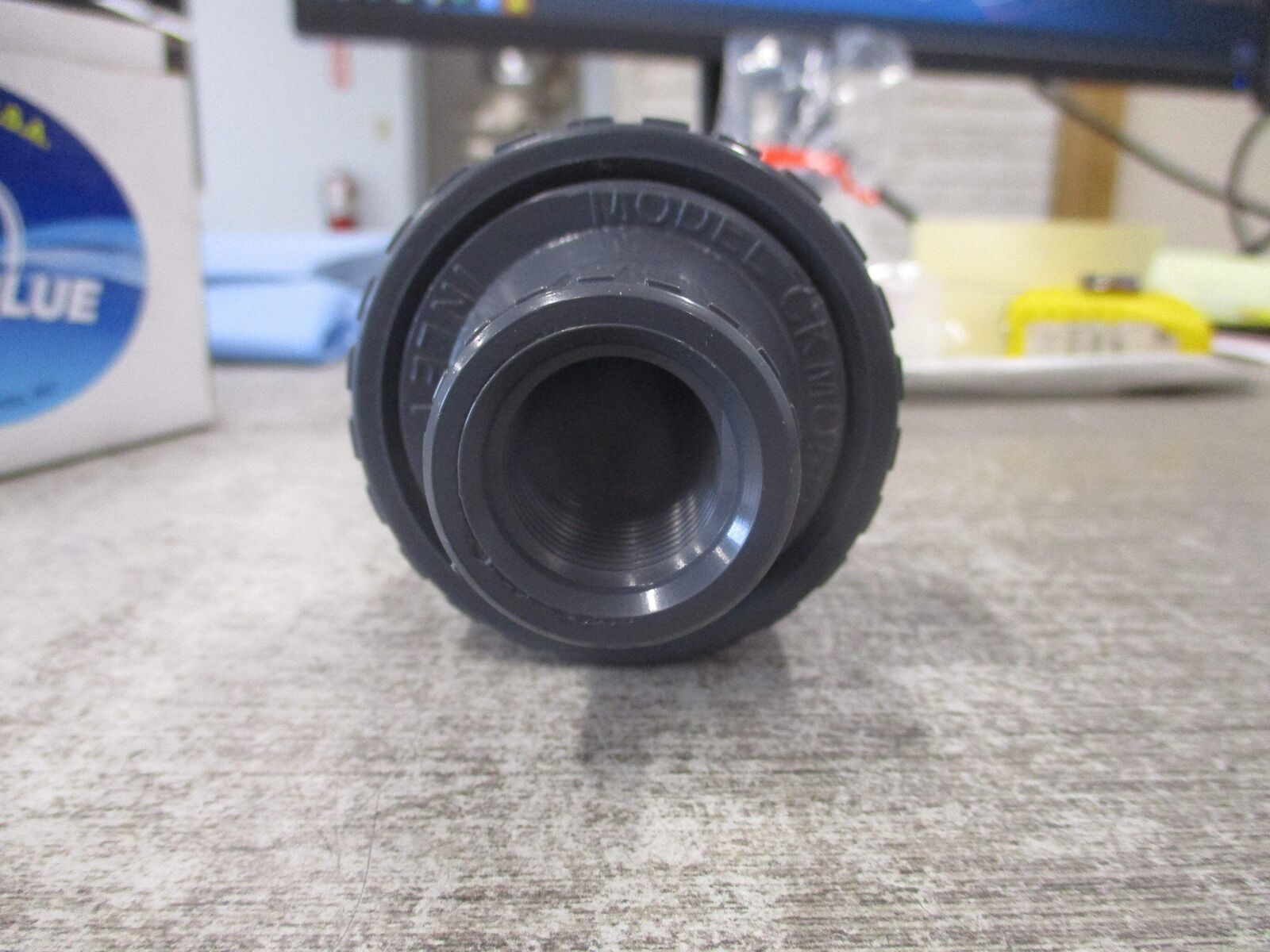 Plast-O-Matic True Blue Check Valve CKM050V-PV 1/2" New Surplus