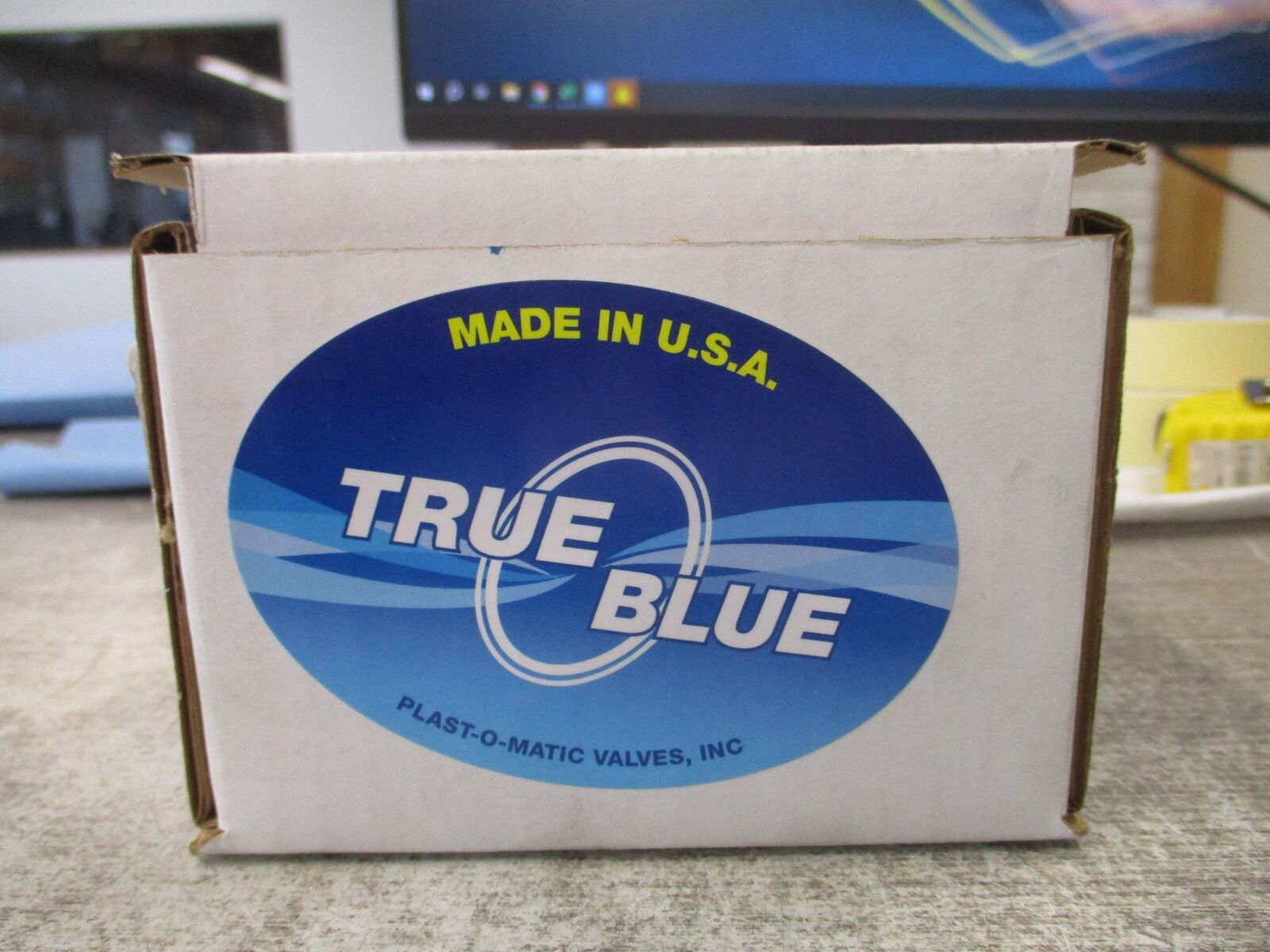 Plast-O-Matic True Blue Check Valve CKM050V-PV 1/2" New Surplus