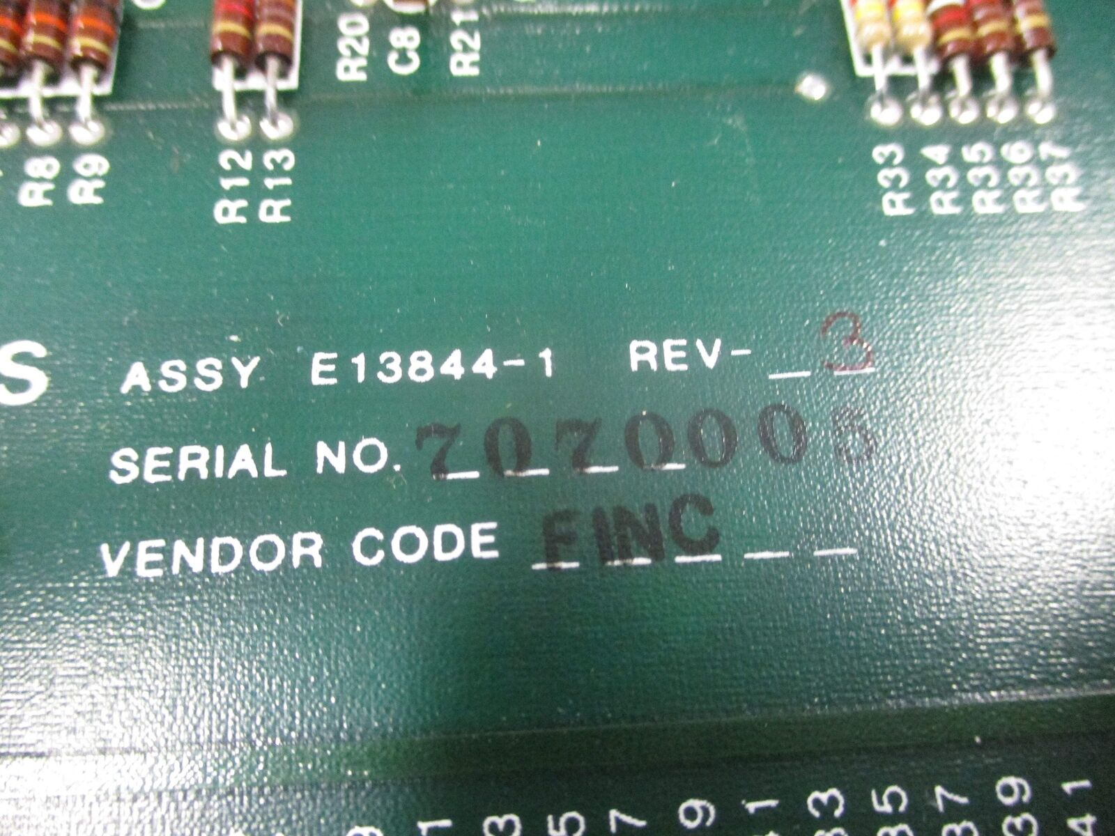 Goss RTP Field Test Board Assembly E13844-1 Rev. 3 *No Box* New Surplus