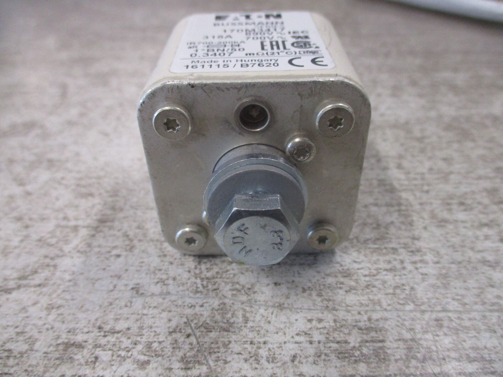 Bussmann Fuse 170M3417 315A 700V W/Bolts Used