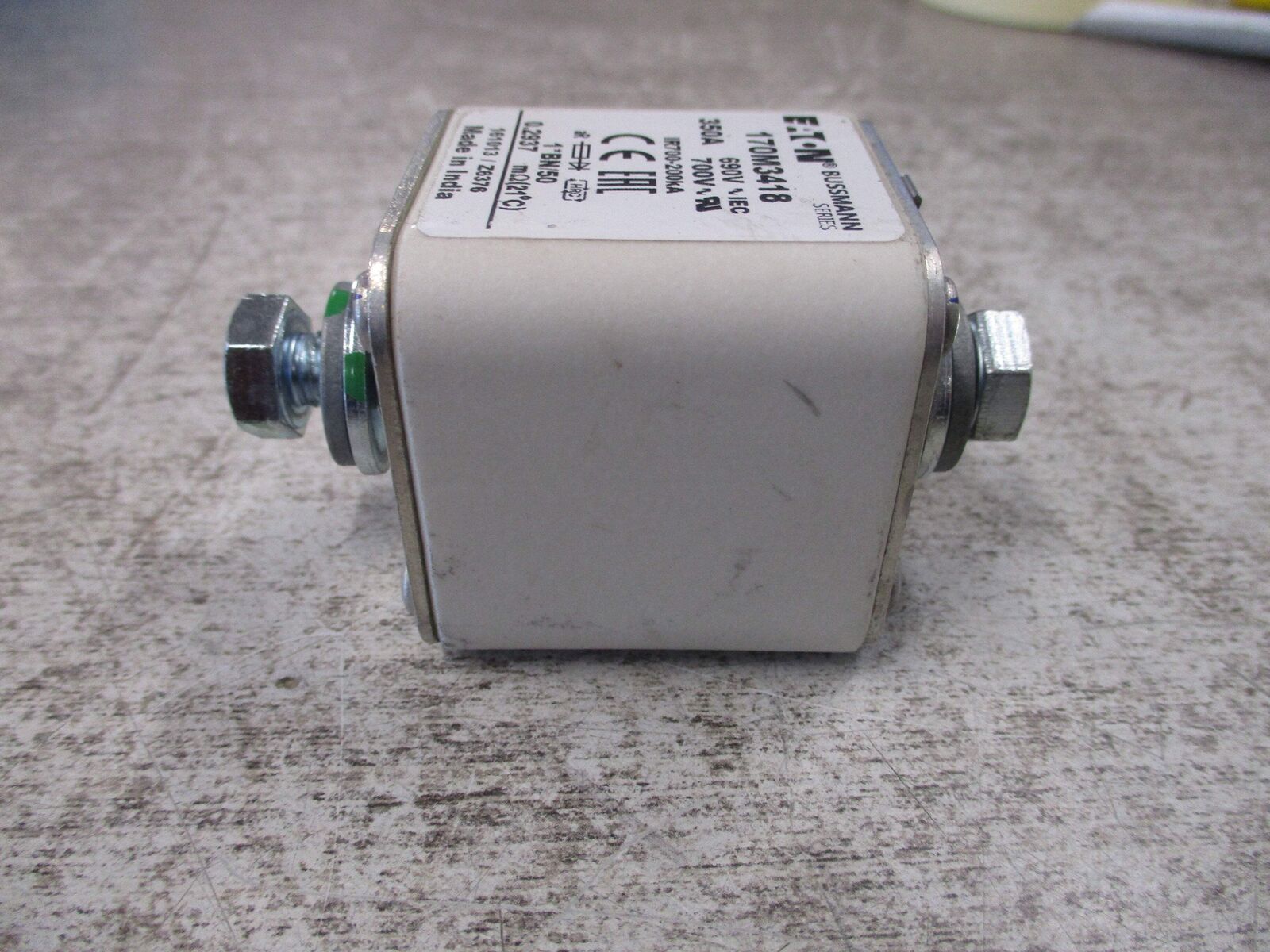 Bussmann Fuse 170M3418 350A 700V W/Bolts Used