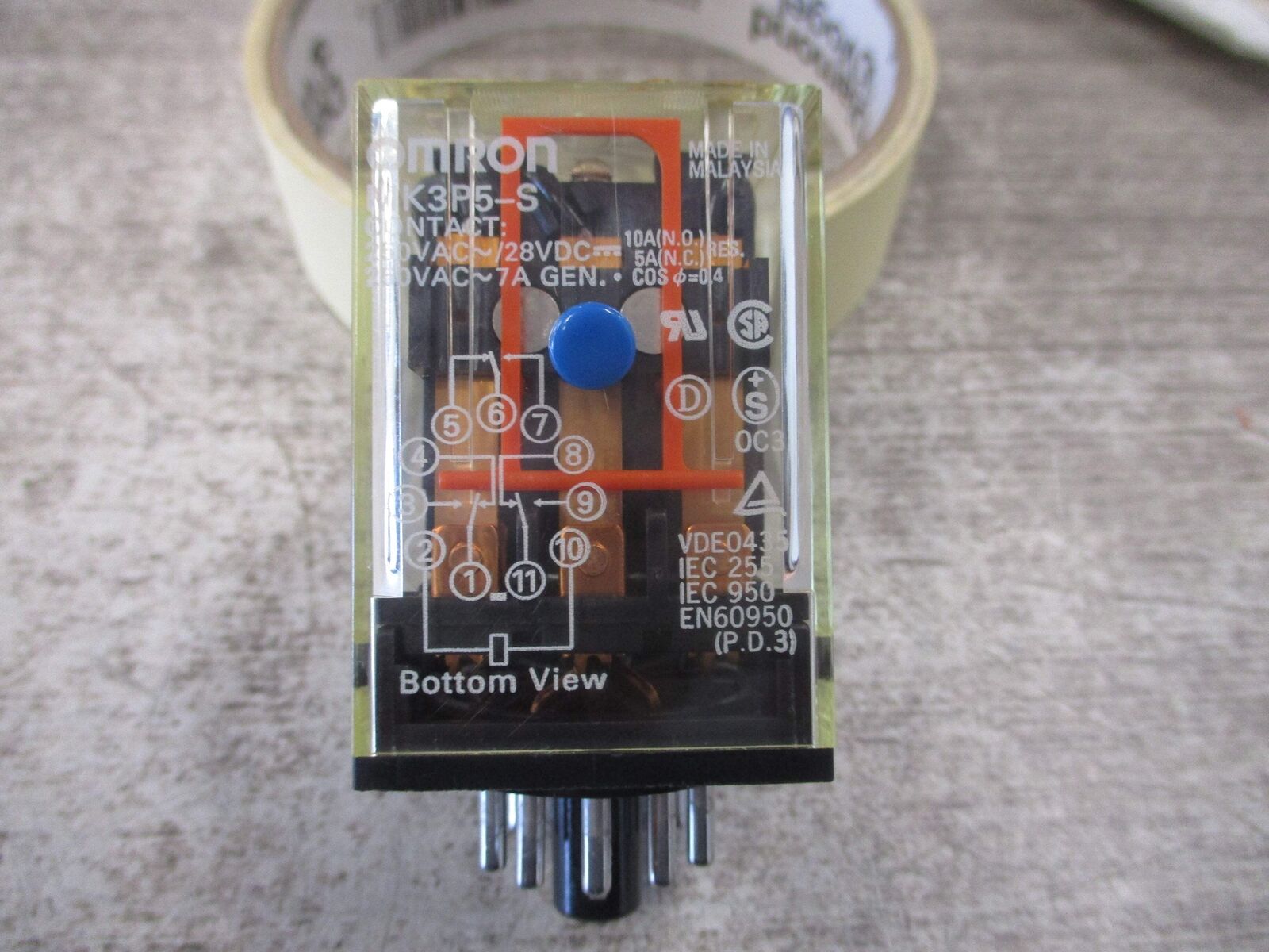 Omron Relay MK3P5-S 110VDC Coil Used