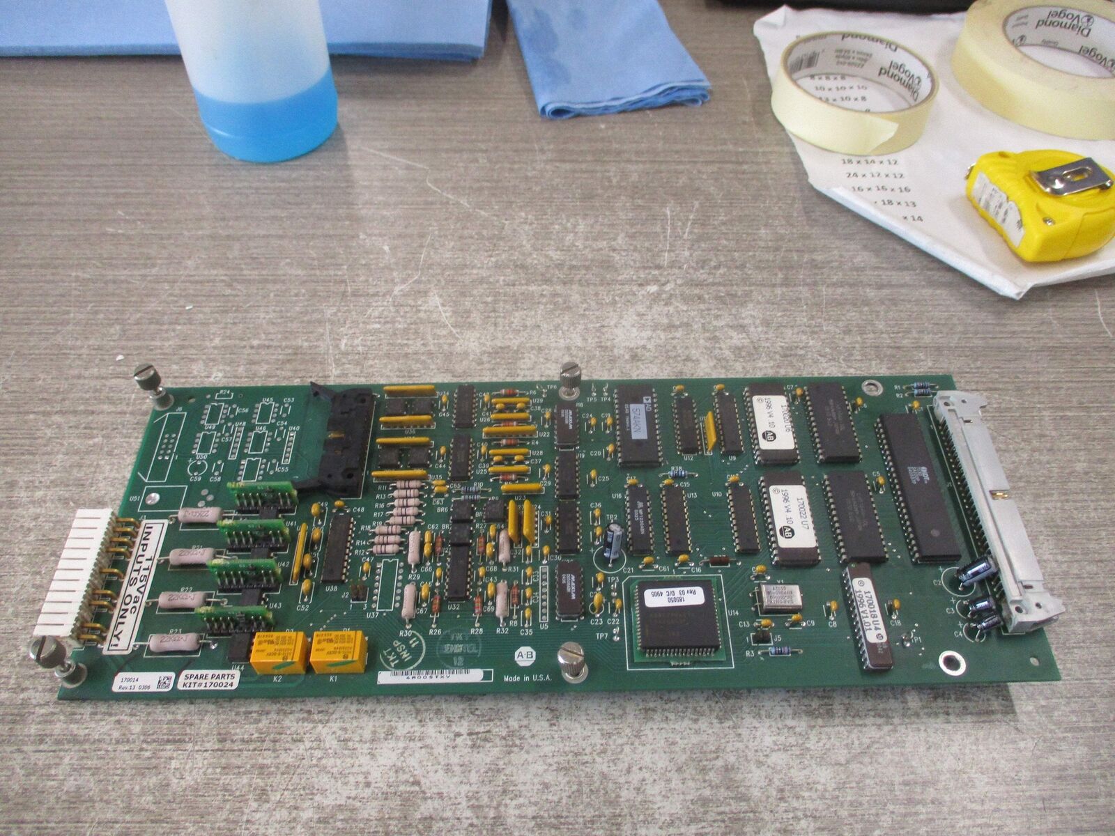 Allen-Bradley Discrete Adapter Board 170014 Rev. 13 Used