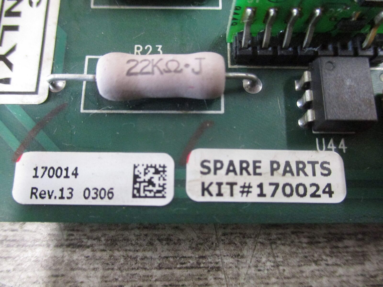 Allen-Bradley Discrete Adapter Board 170014 Rev. 13 Used