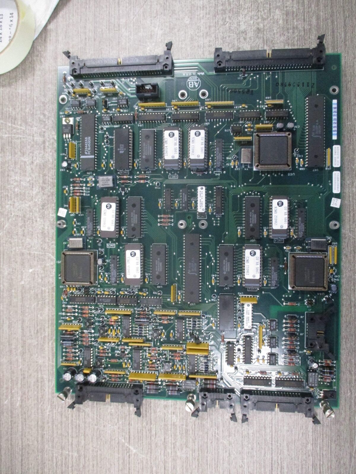 Allen-Bradley Control Board 156007 Rev. 01 * Missing (1) Connector Clip * Used