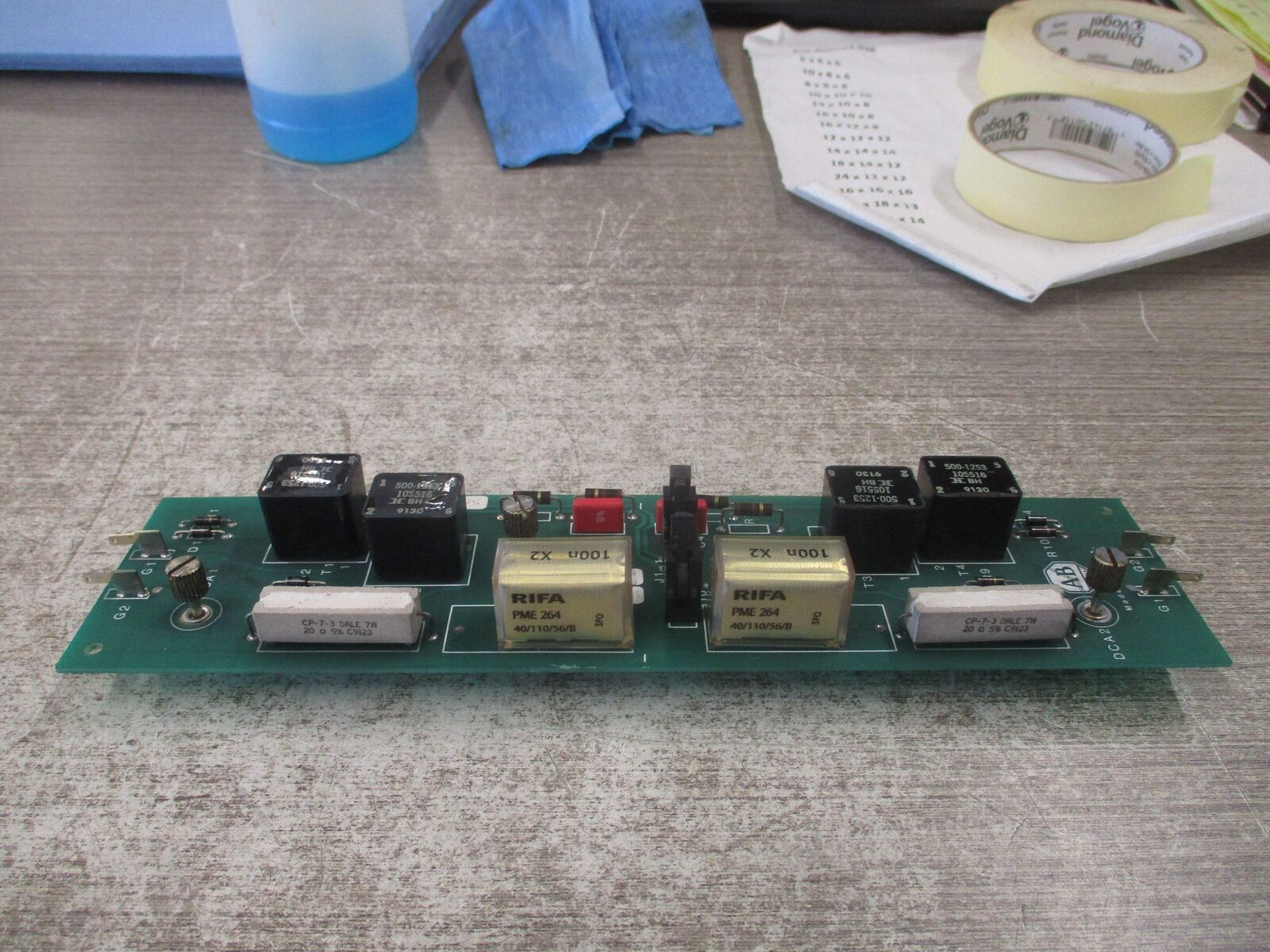 Allen-Bradley Armature Pulse Board 105060 Rev. 03 Used