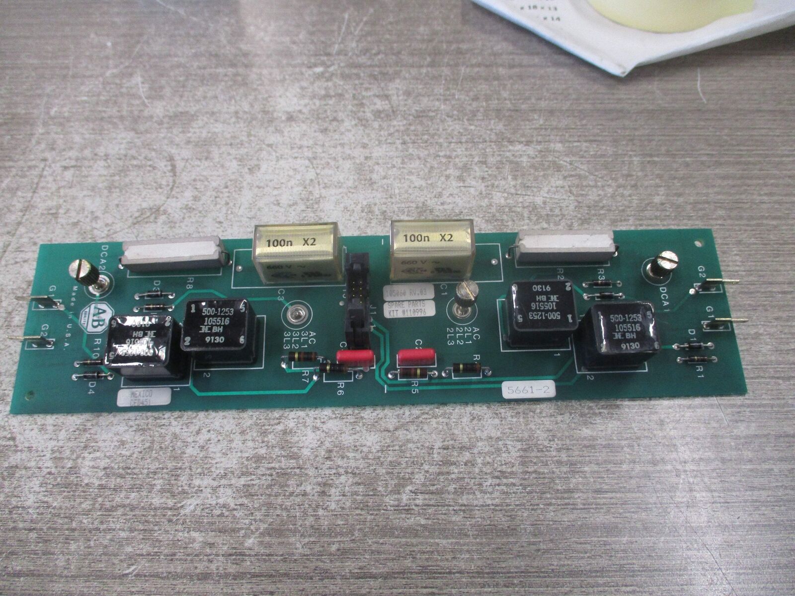 Allen-Bradley Armature Pulse Board 105060 Rev. 03 Used