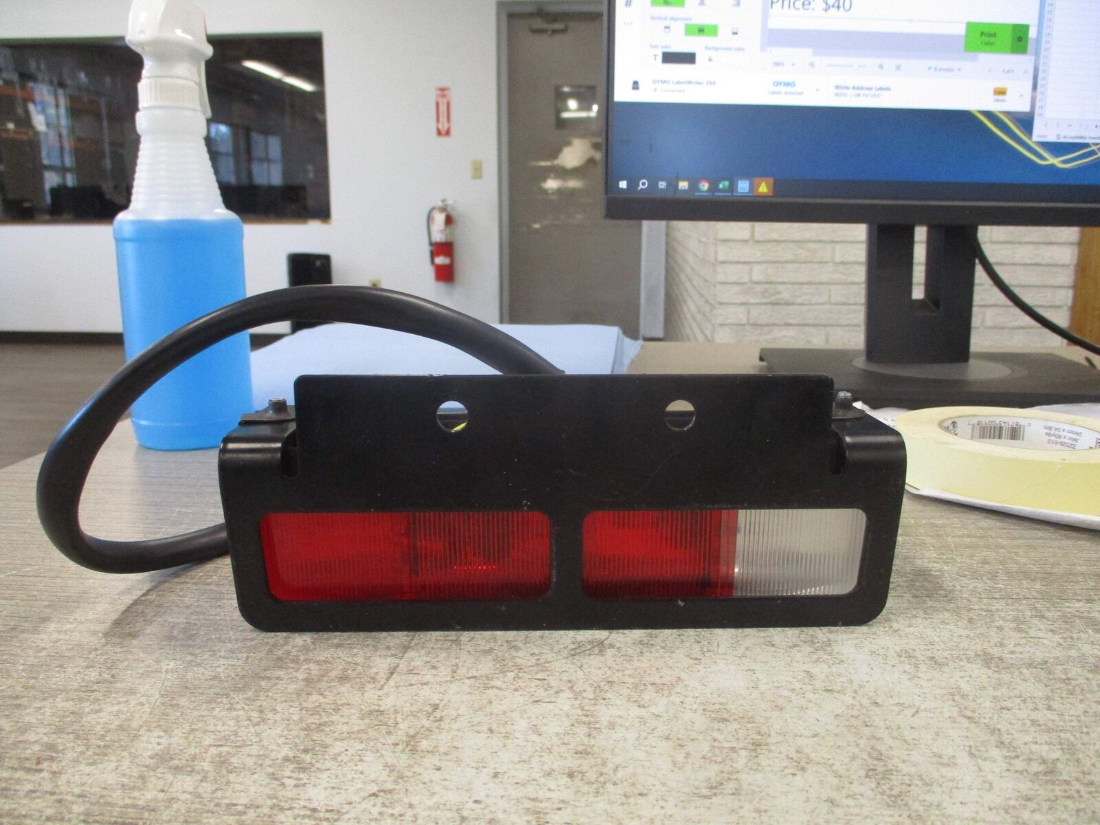 Hyster Forklift Brake/Backup light 4748400 12V Used