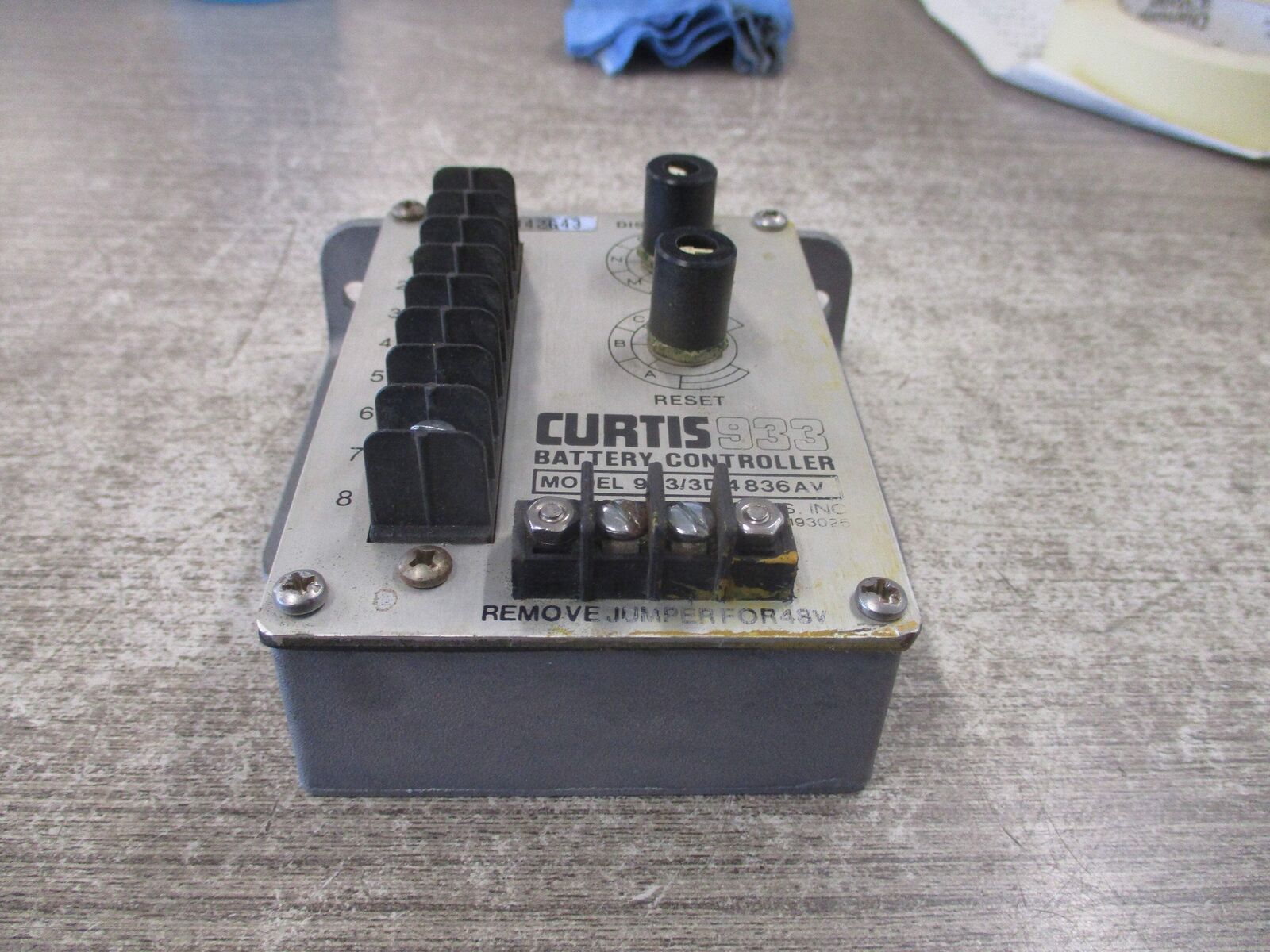 Curtis 933 Battery Controller 933/3D4836AV Used