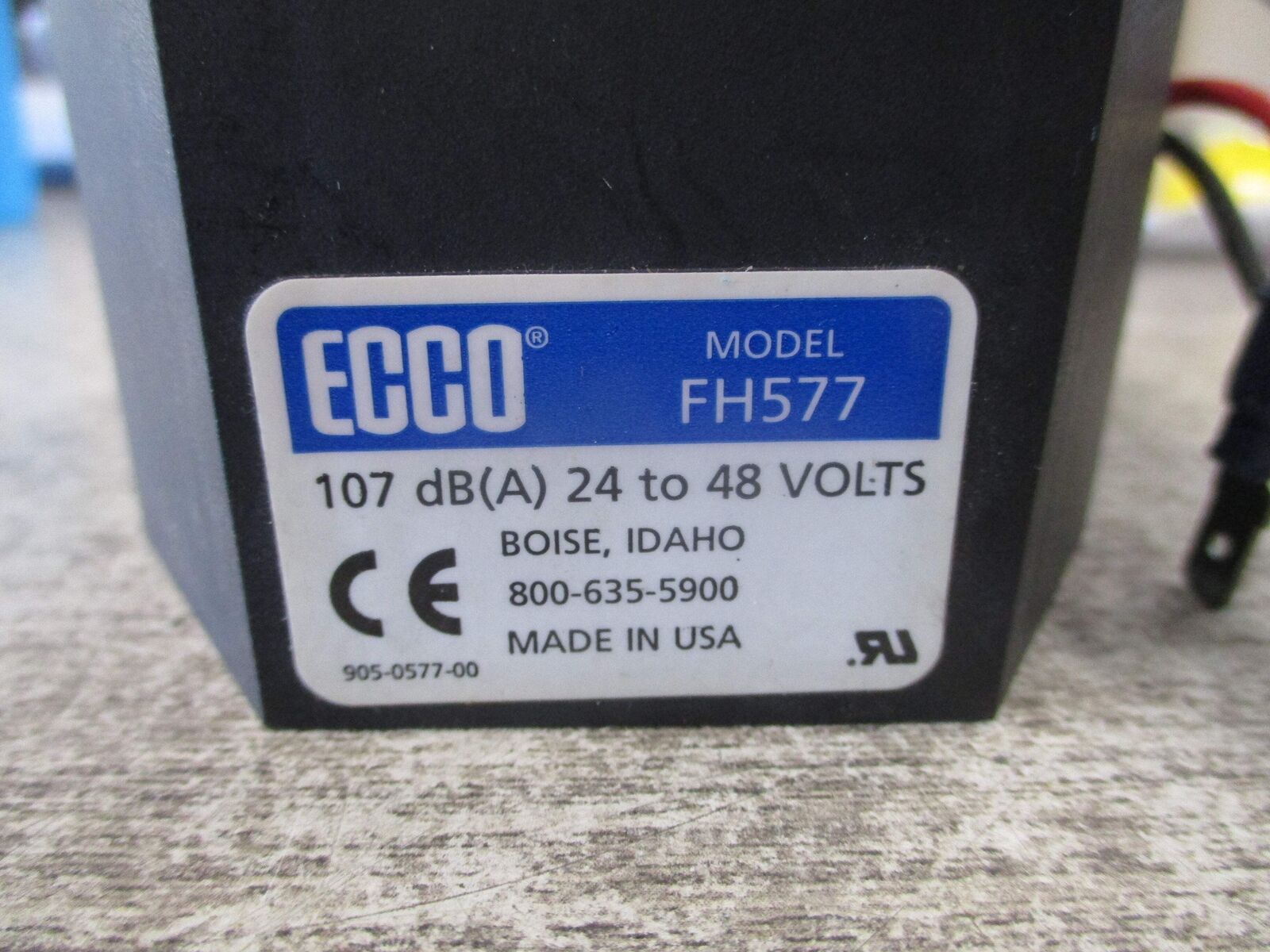 Ecco Forward Horn FH577 107 dB(A) 24-48V * No Box * New Surplus