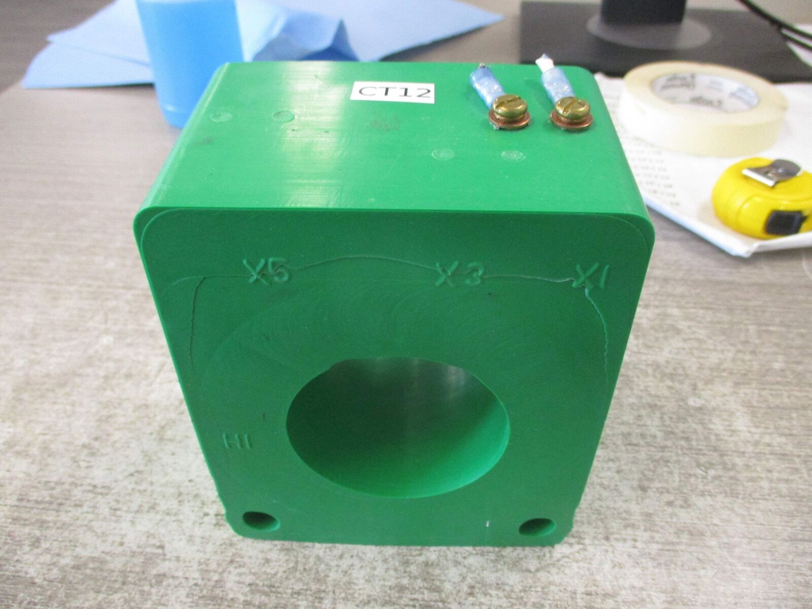 Electric Metering Corp. Current Transformer 25503SH-1500 Ratio 1500:5A 600V 50-4