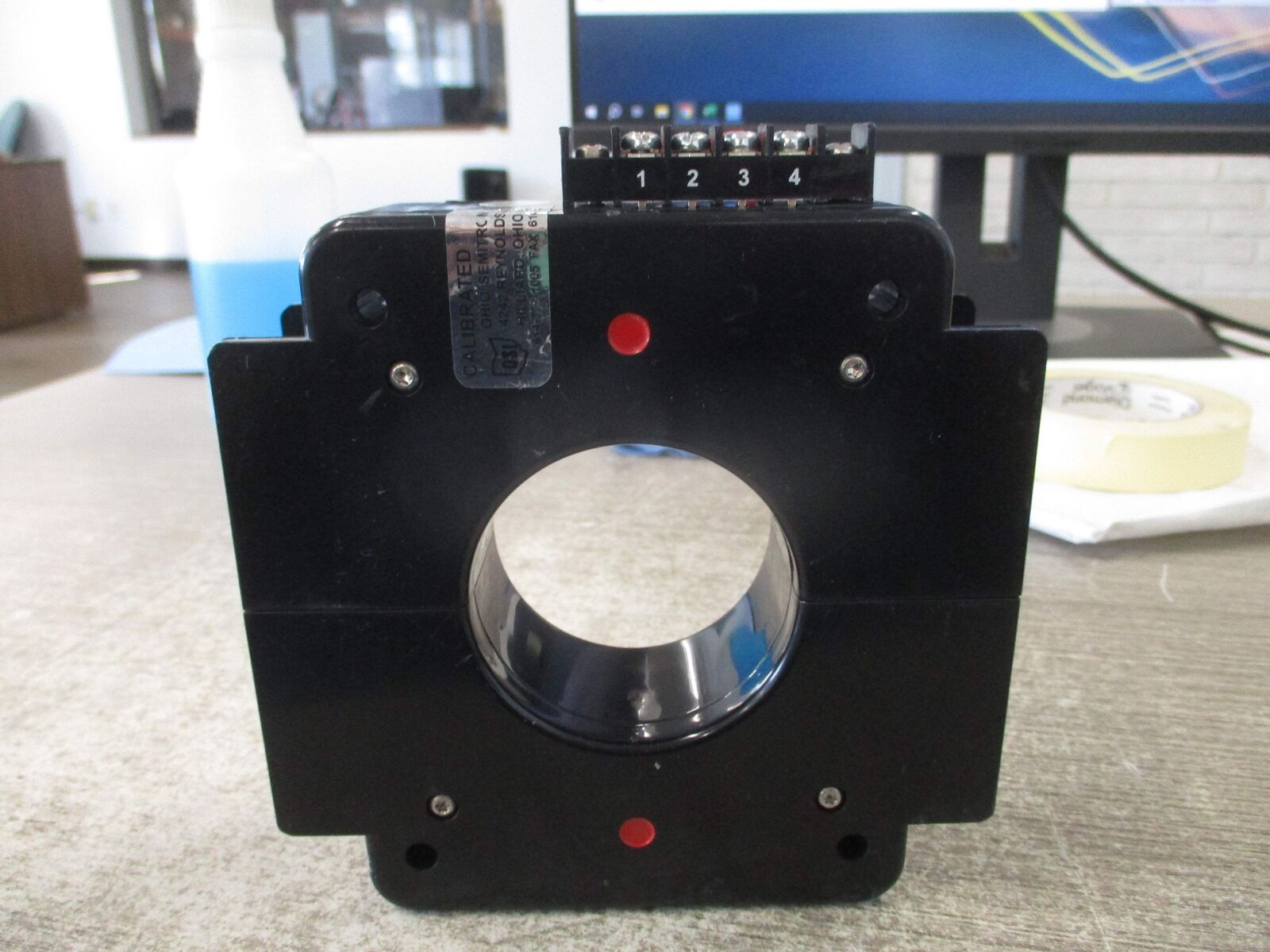 Ohio Semitronics Current Transducer CTG-601FSY60 Input: 0-±600Adc Output: -600/6
