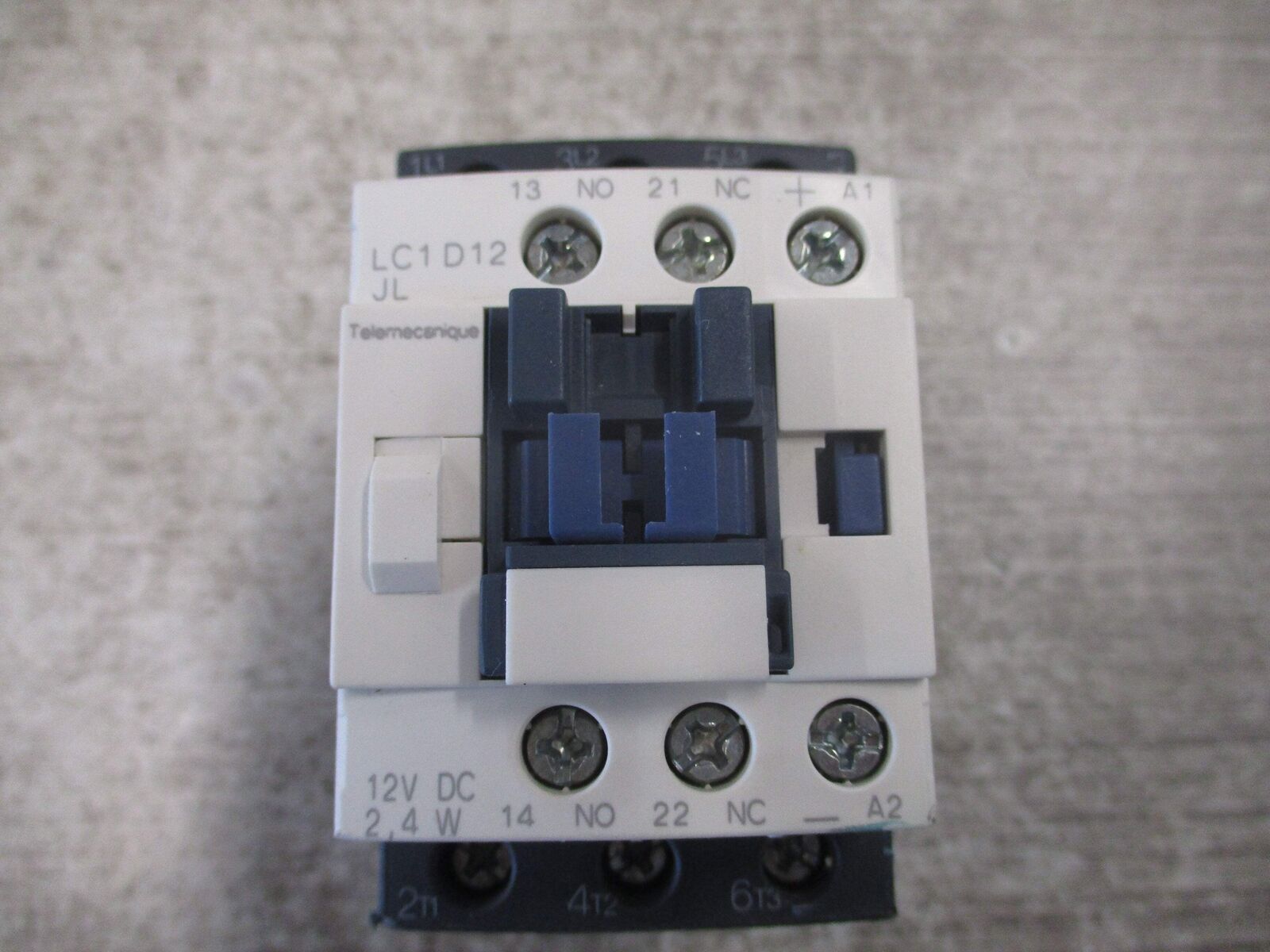 Telemecanique Contactor LC1 D12 JL 12VDC Coil 25A 600V Used