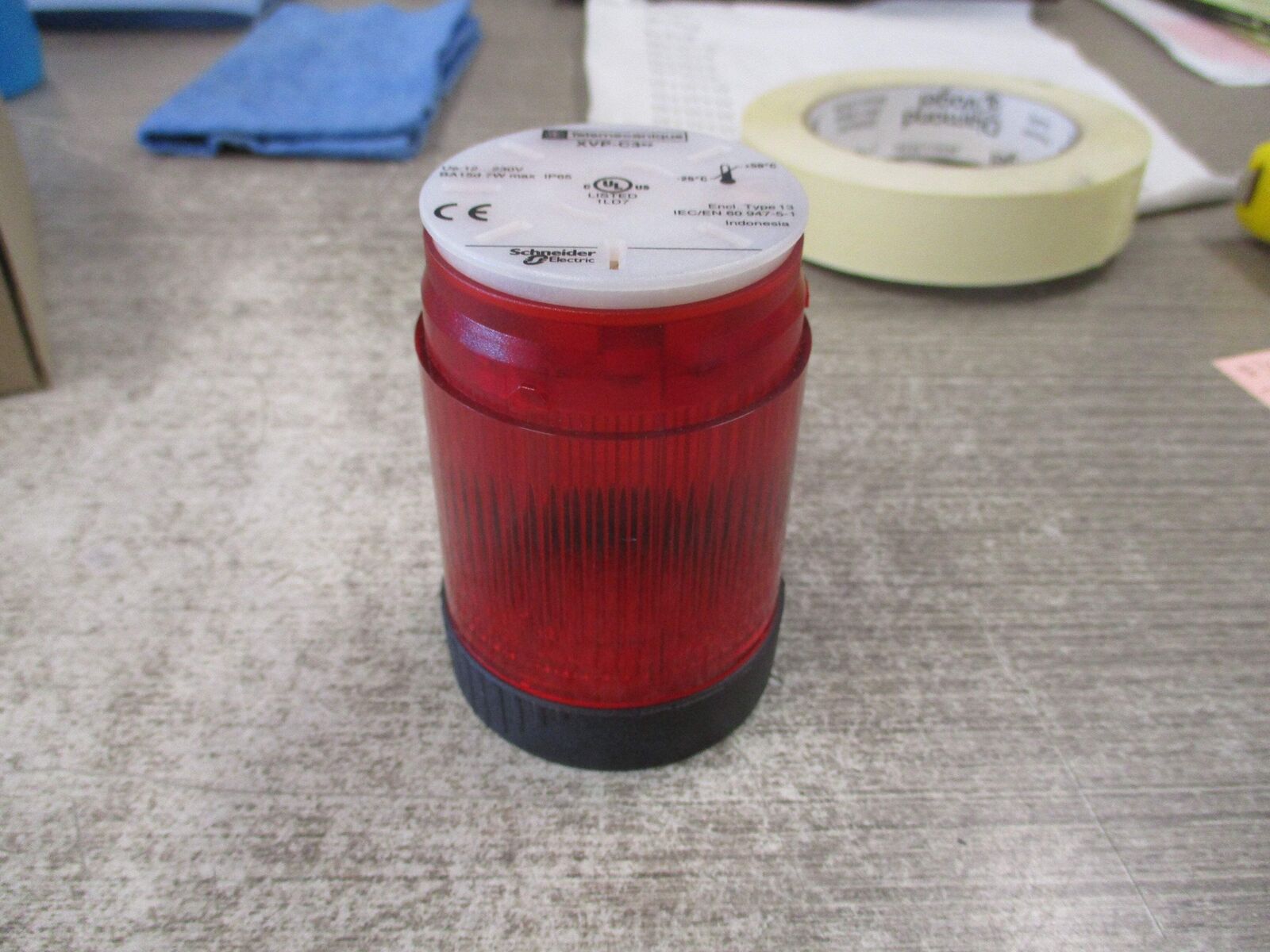 Telemecanique Red Steady Light XVP C34 New Surplus
