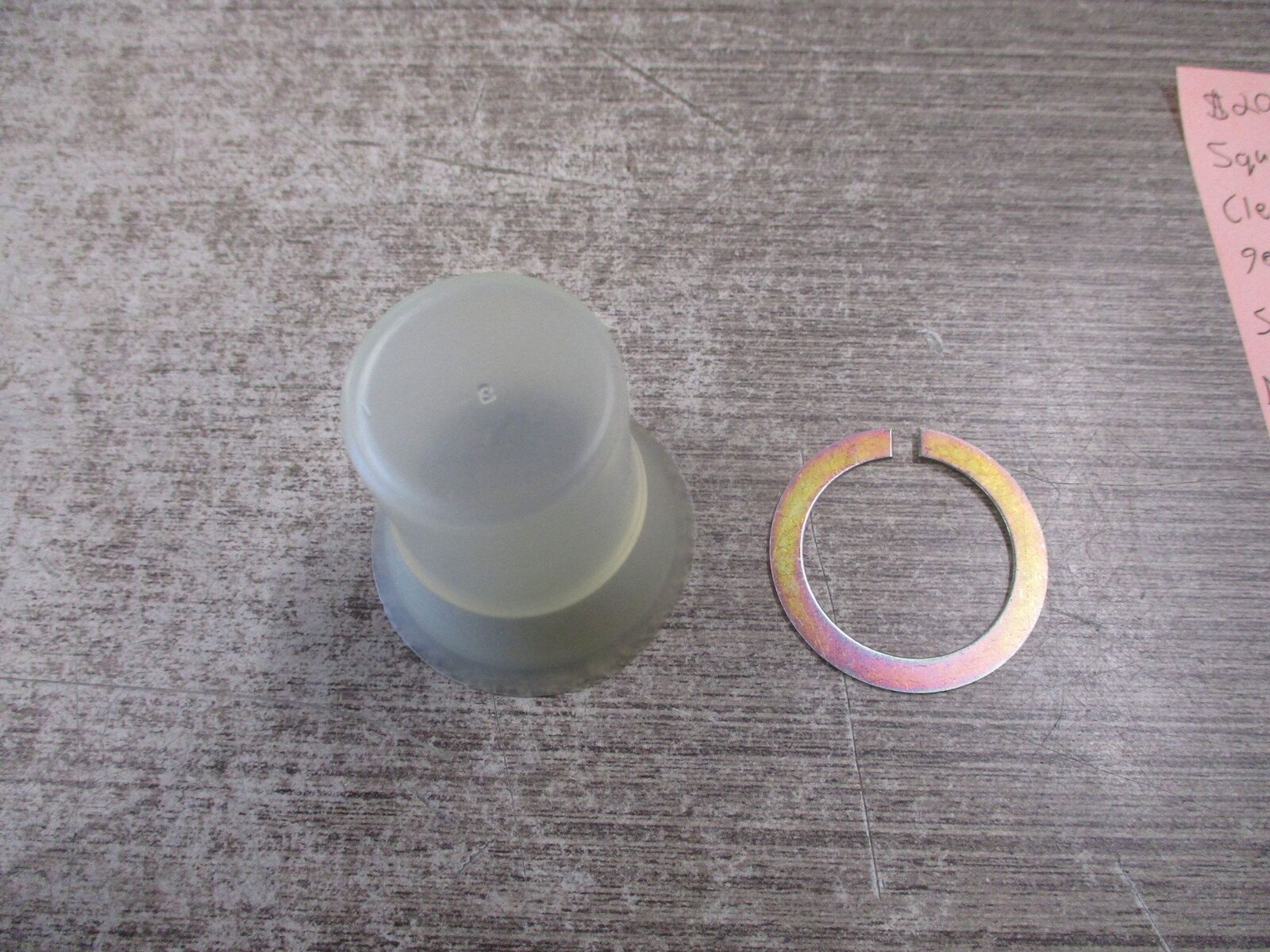 Square D Clear Silicone Cap 9001 TU-27 Ser. A New Surplus