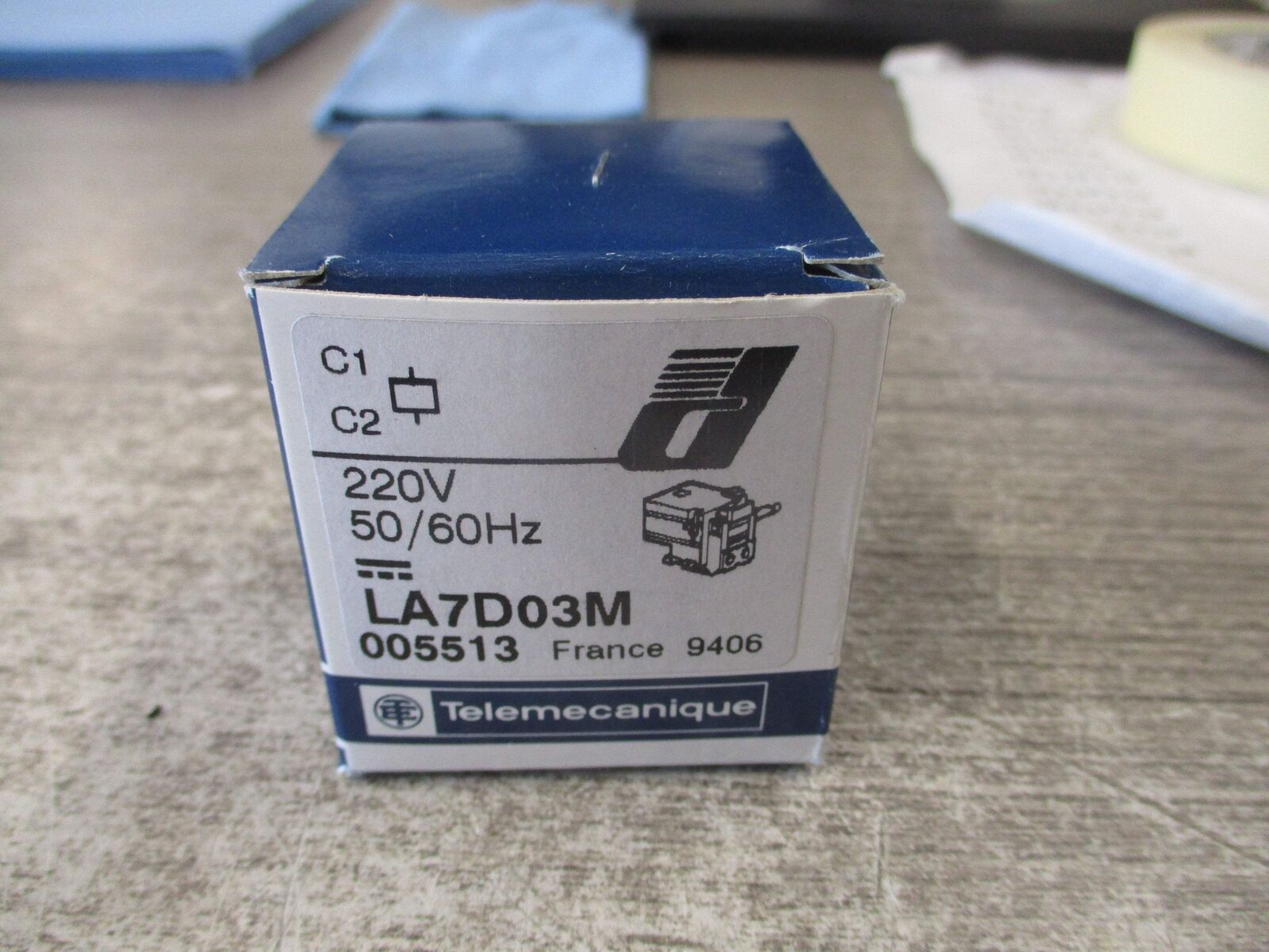 Telemecanique Overload Relay LA7D03M 220V 50/60Hz New Surplus