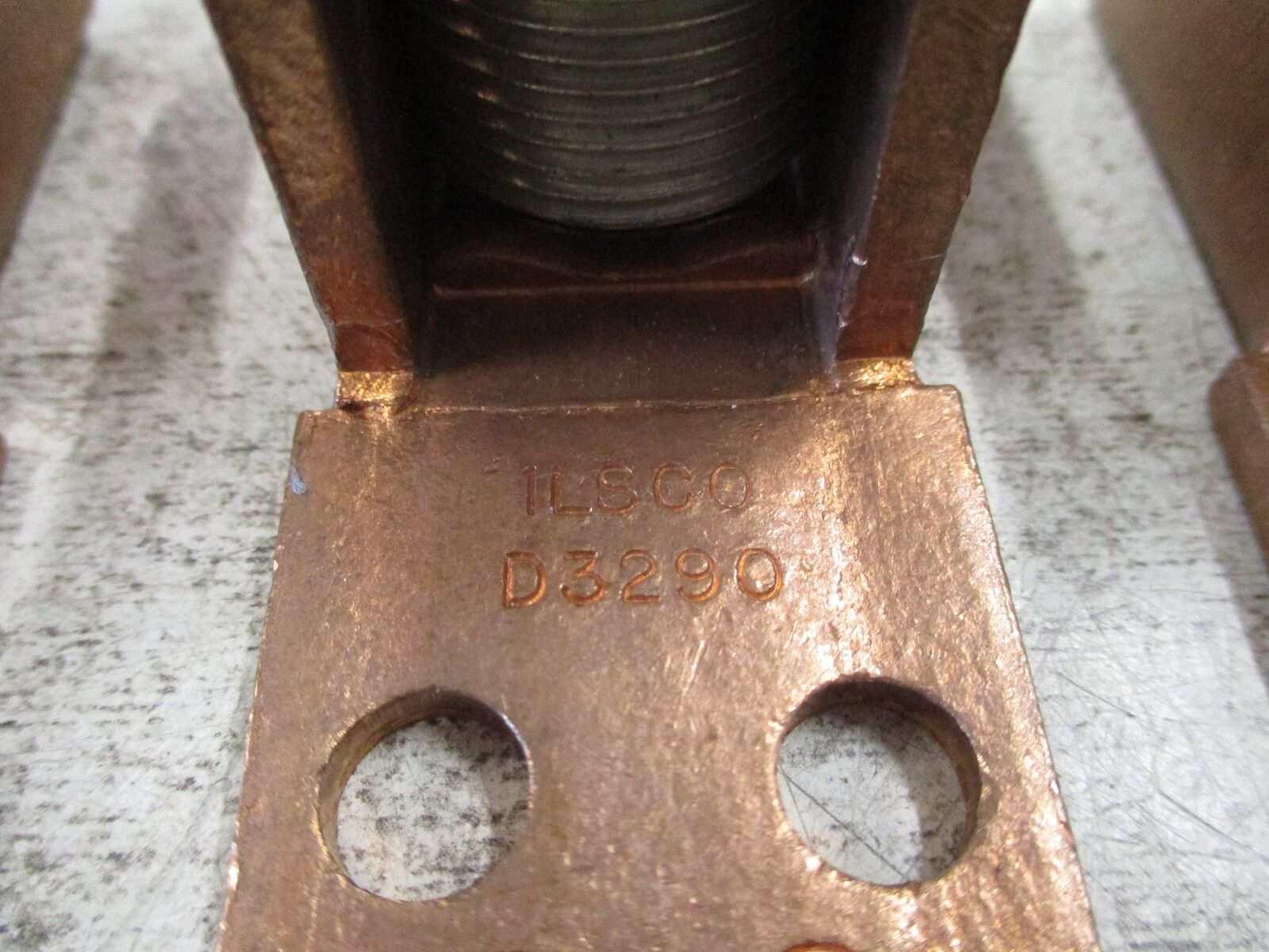 Ilsco Mechanical Copper Lug D3290 4-500MCM *Lot of 3* Used